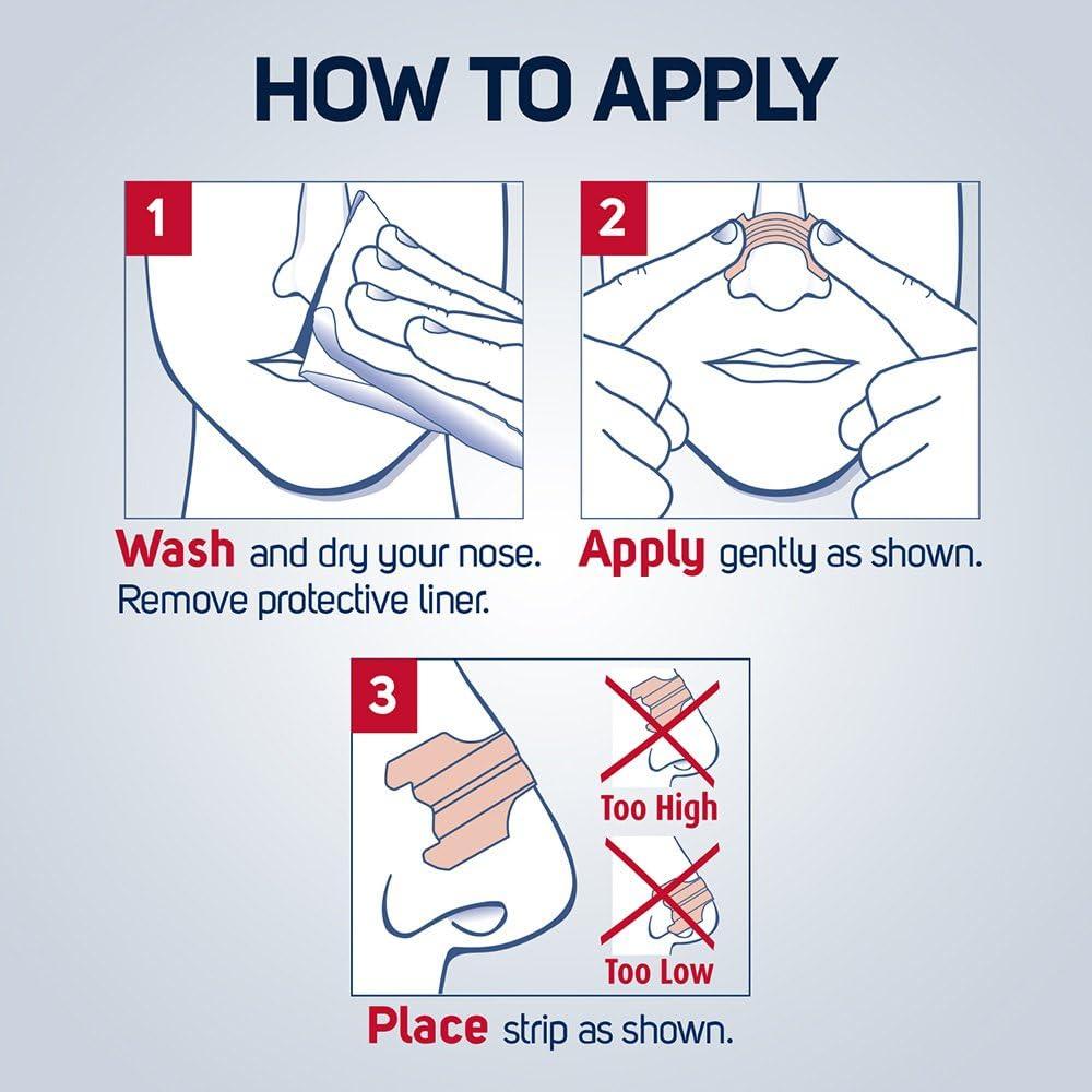 Tiras Nasales Breathe Right Original Tan Pequeñas/Medianas 30 Unidades