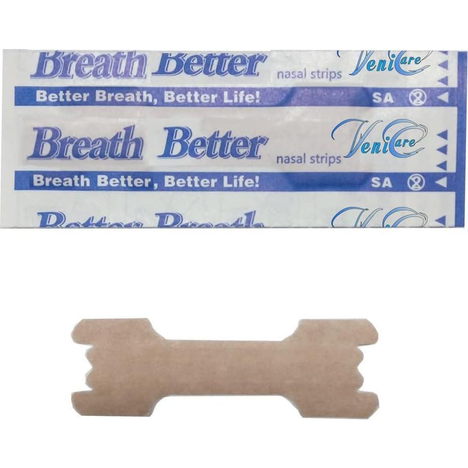 120 Tiras Nasales VeniCare Grande - Alivio Ronquido y Congestión