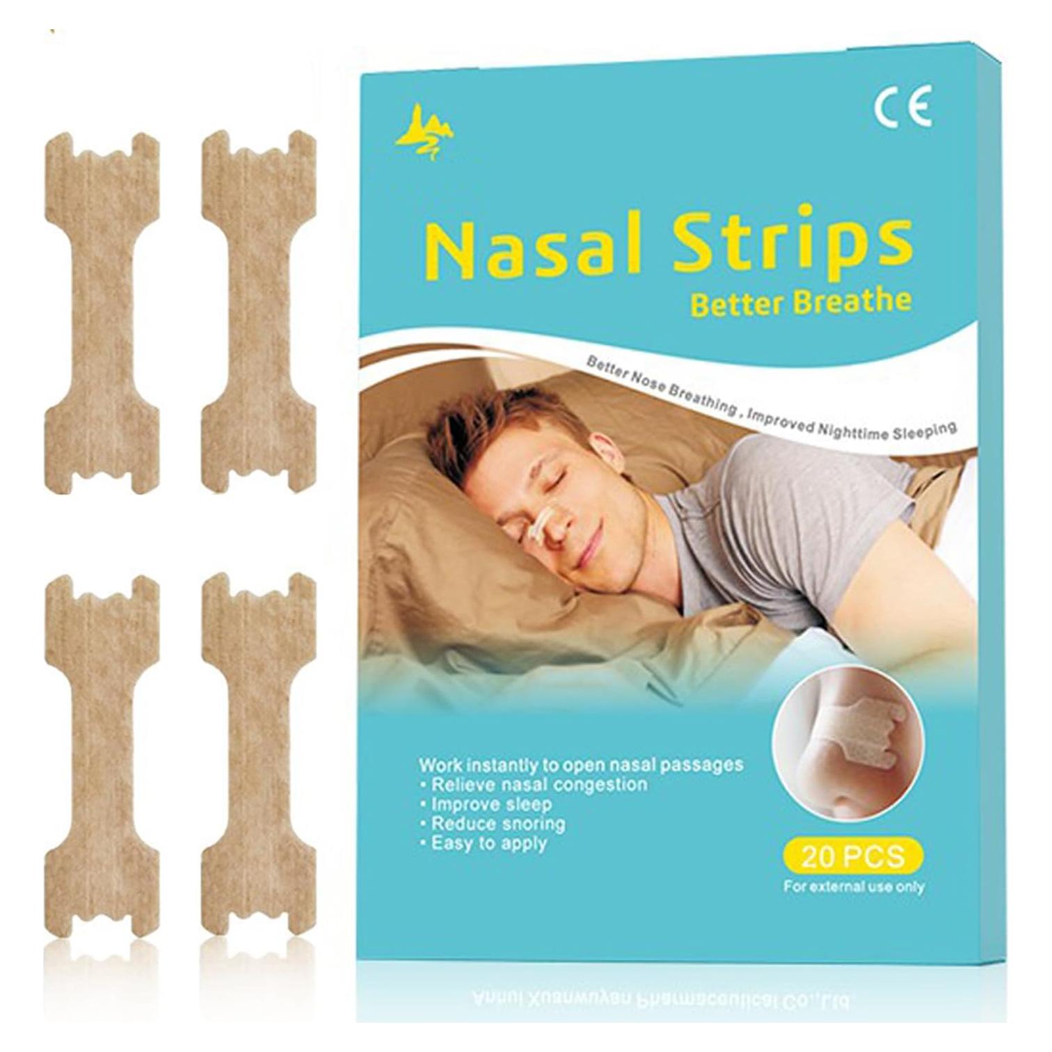 Tiras Nasales Antironquido XUAN WU YAN Grande 40 Unidades