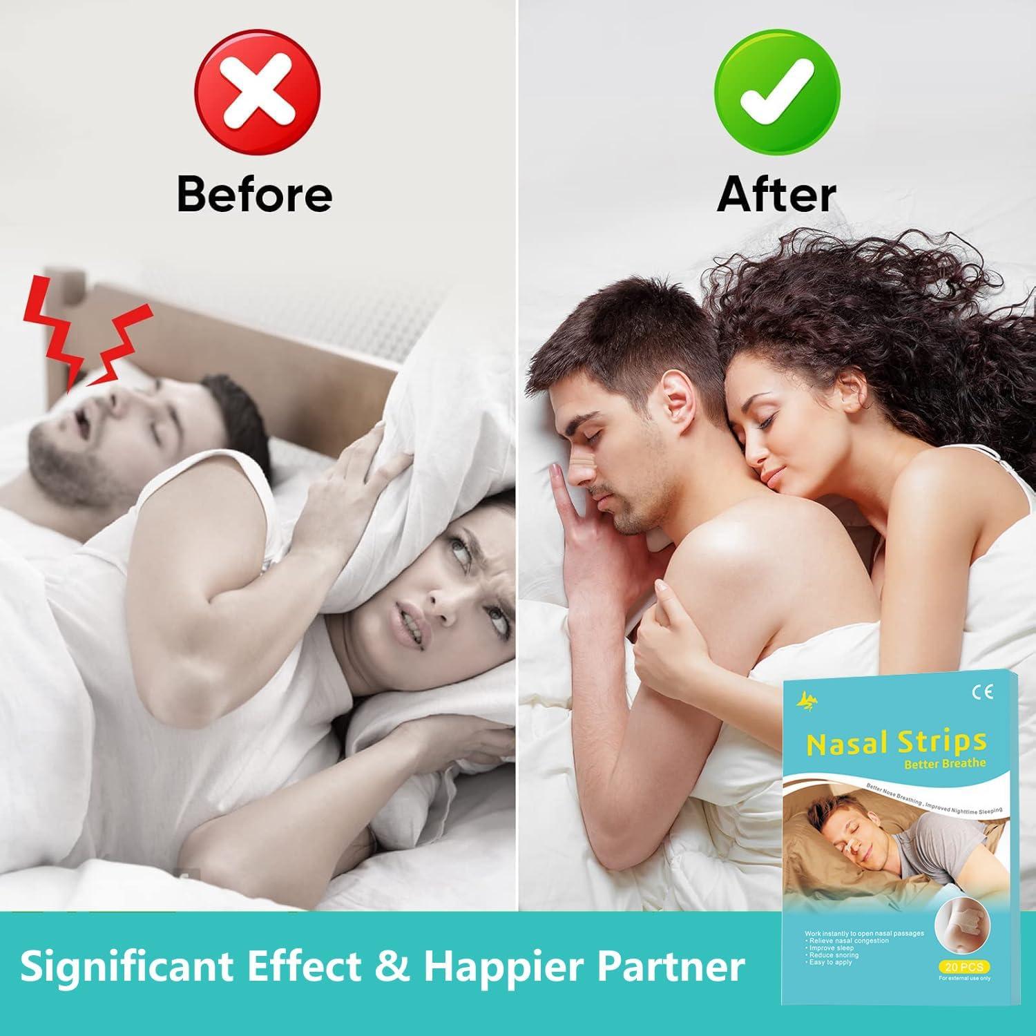 Tiras Nasales Antironquido XUAN WU YAN Grande 40 Unidades