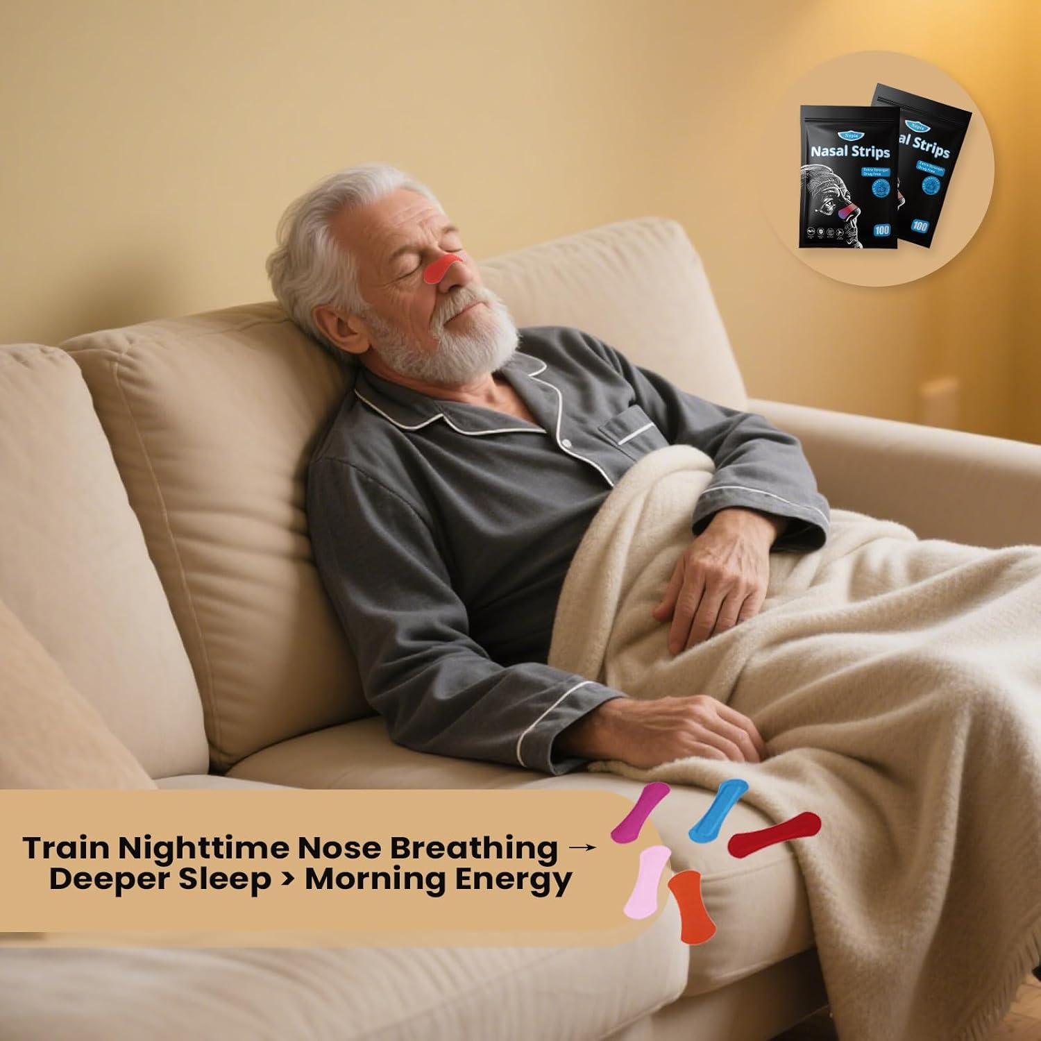 Tiras Nasales Nepia 100 Unidades Sin Láttex Alivio Congestión