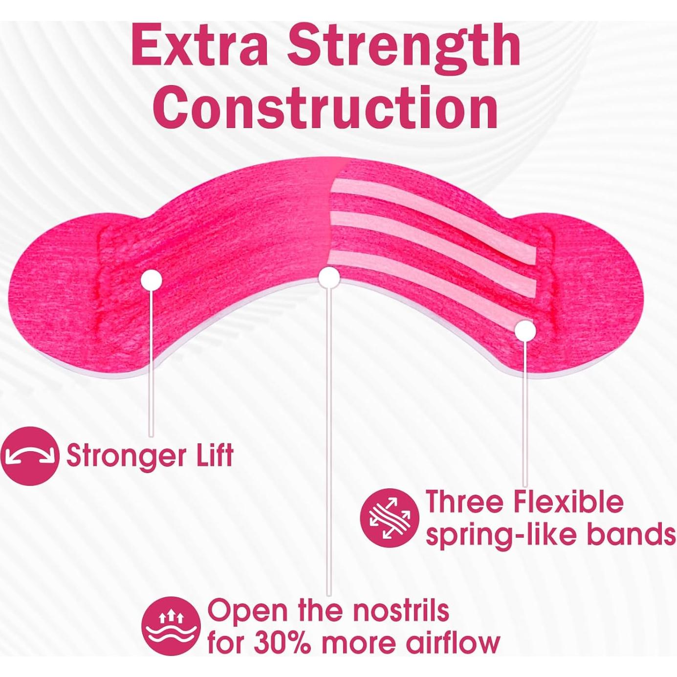 Tiras Nasales VISRIE - 100 Unidades, Alivio Congestión, Ajuste Universal