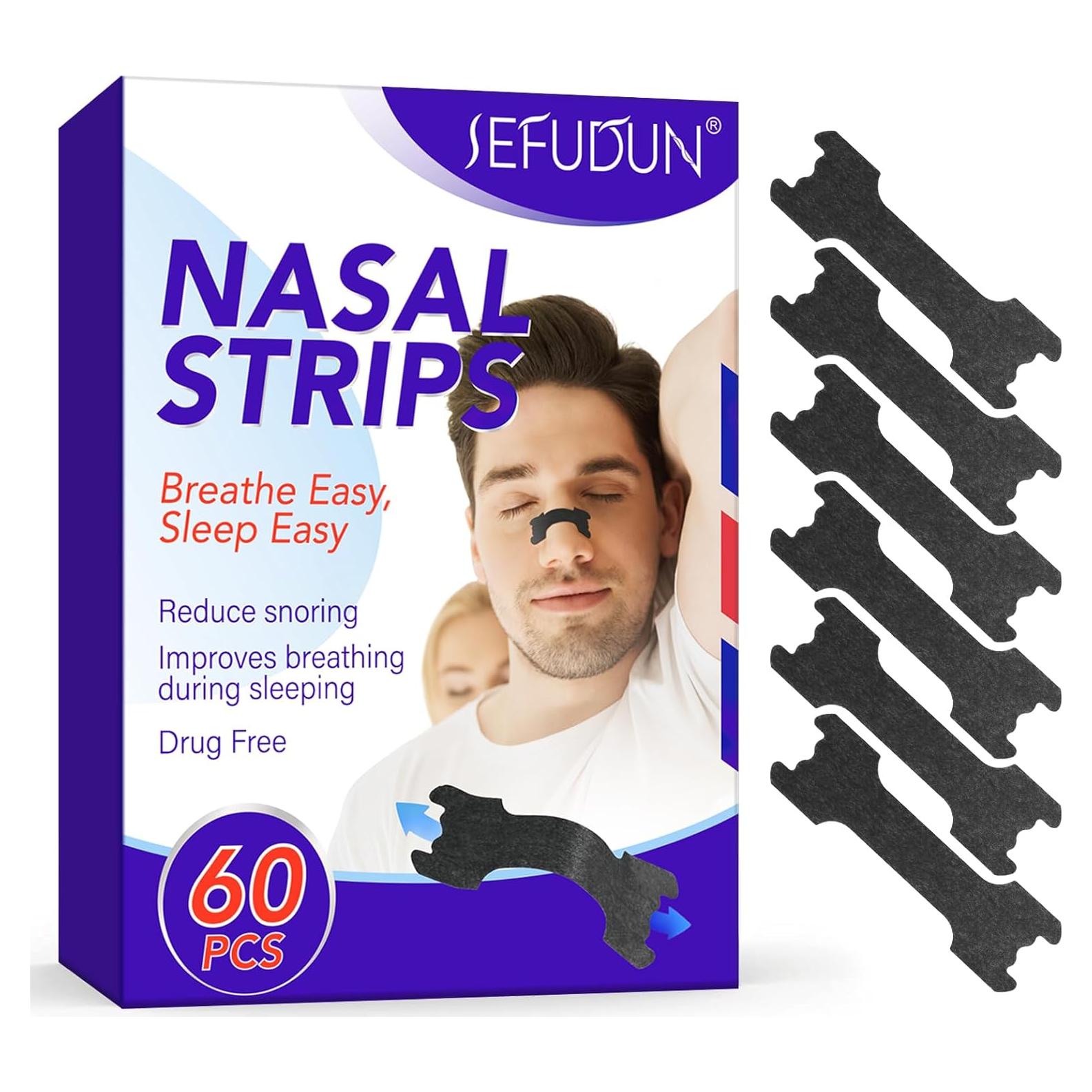 Tiras Nasales Alivio Ronquido Nengmiaokeji 60 Unidades