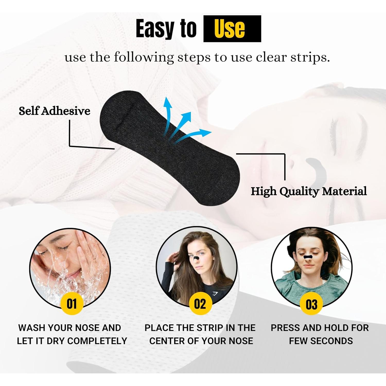 Tiras Nasales TopChoice 70 Unidades - Alivio Ronquidos y Respiración