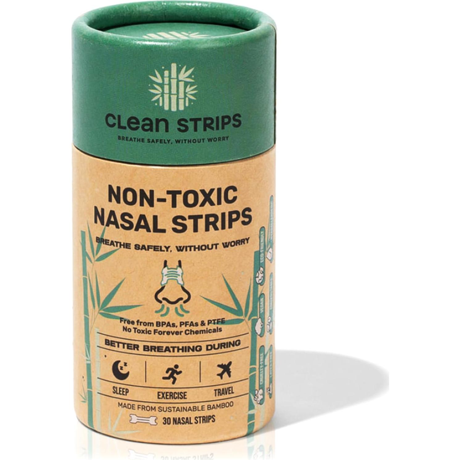 Tiras Nasales Hipoalergénicas Tiras Limpias - Sin PFAs - 20 Unidades