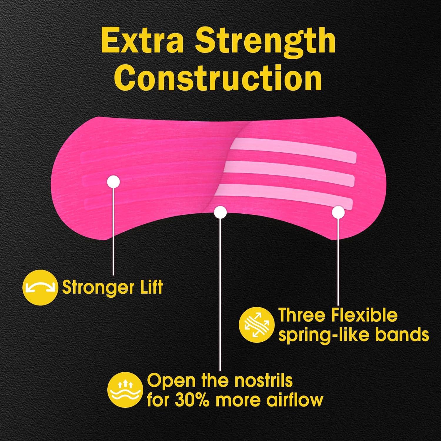 200 Tiras Nasales Extra Anchas VISRIE para Mejorar Respiración