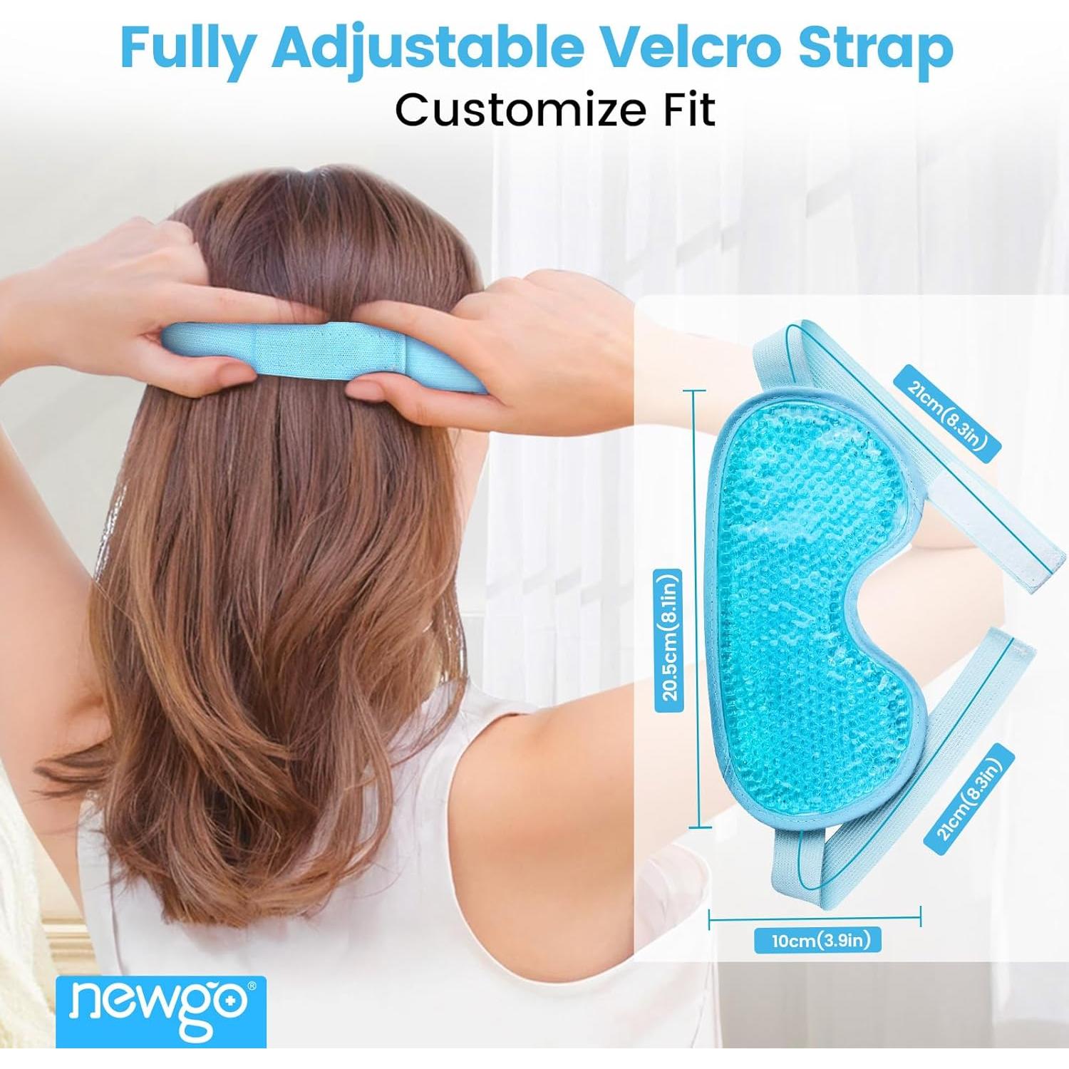 Máscara de Ojos Refrigerante NEWGO Azul - Alivio Ojos Hinchados