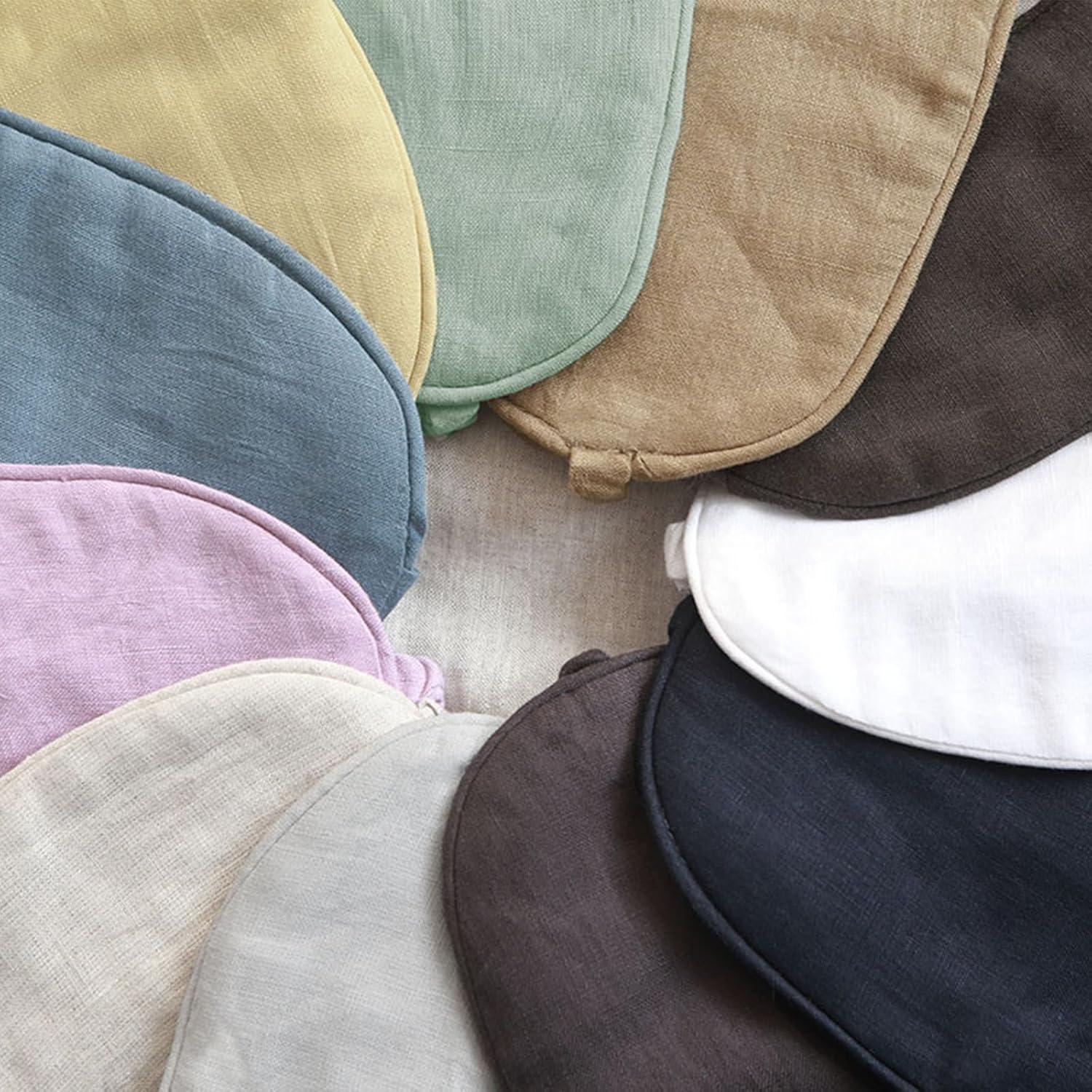 Máscara de Ojos de Lino Orgánico Hicoolfun Color Crudo