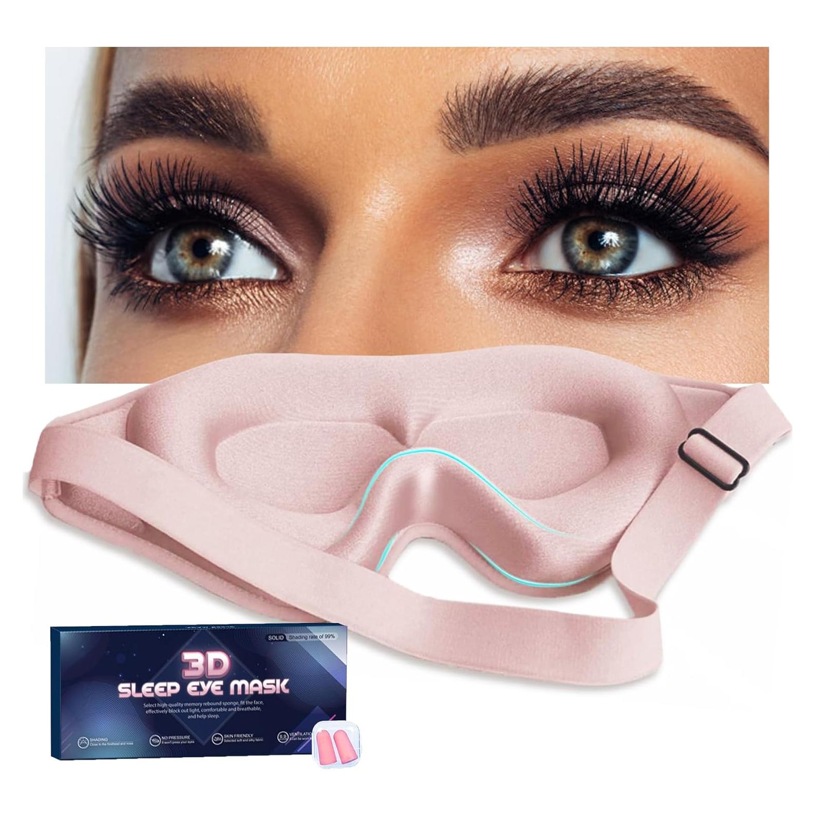 Máscara de Sueño 3D Gusonse para Extensiones de Pestañas