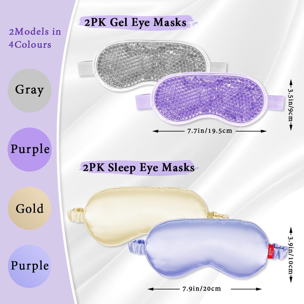 Máscara de Ojos Refrigerante Mis Cosas Novedosas 4 Piezas