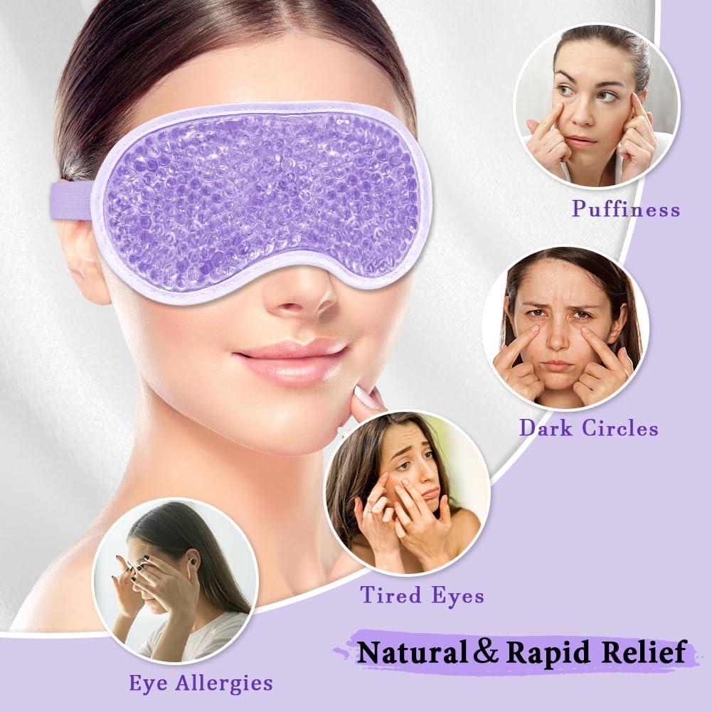 Máscara de Ojos Refrigerante Mis Cosas Novedosas 4 Piezas