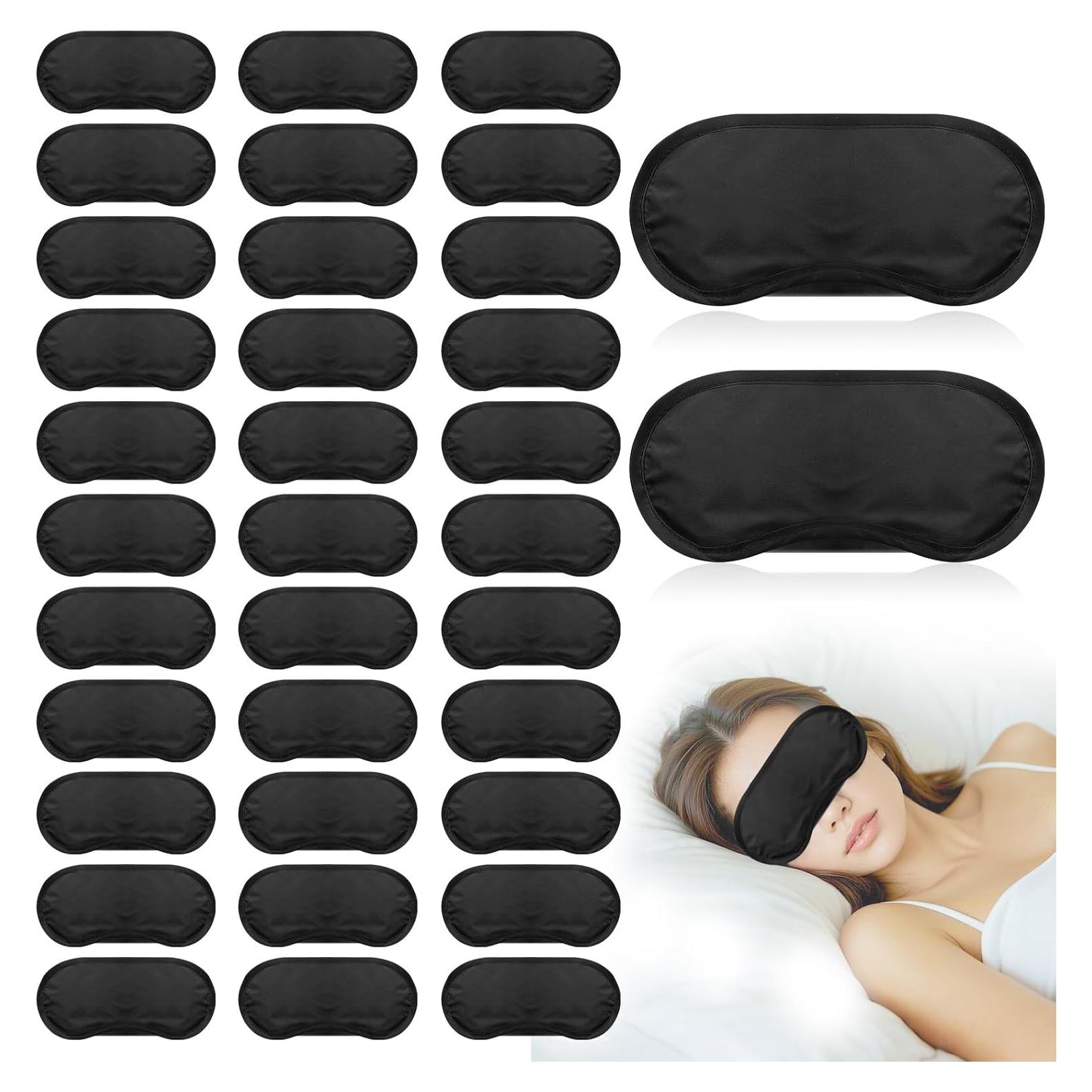 40 Piezas Antifaces Negros para Sueño y Juegos - Lipetol