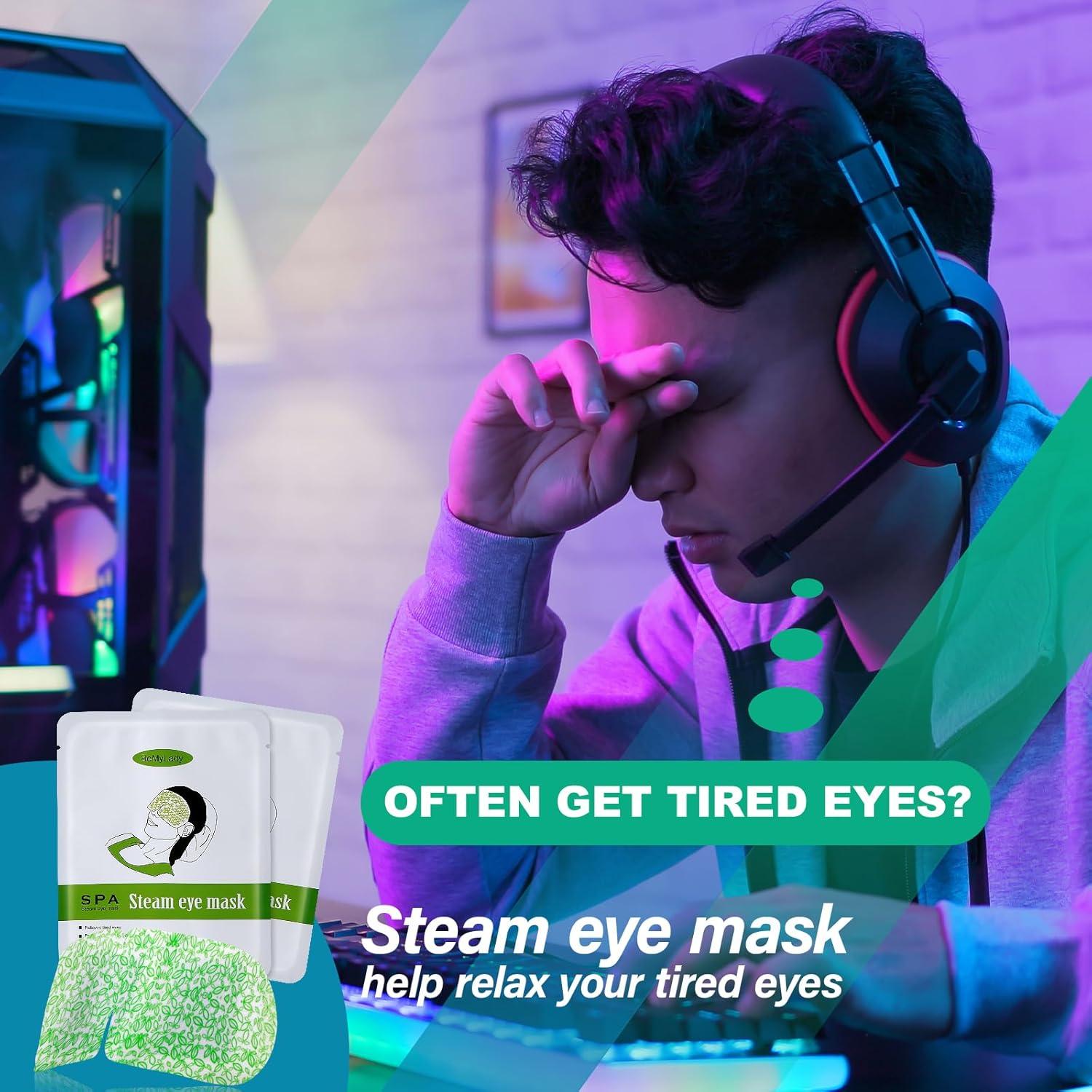 16 Máscaras de Ojos Calentadas ProCIV para Alivio Ocular