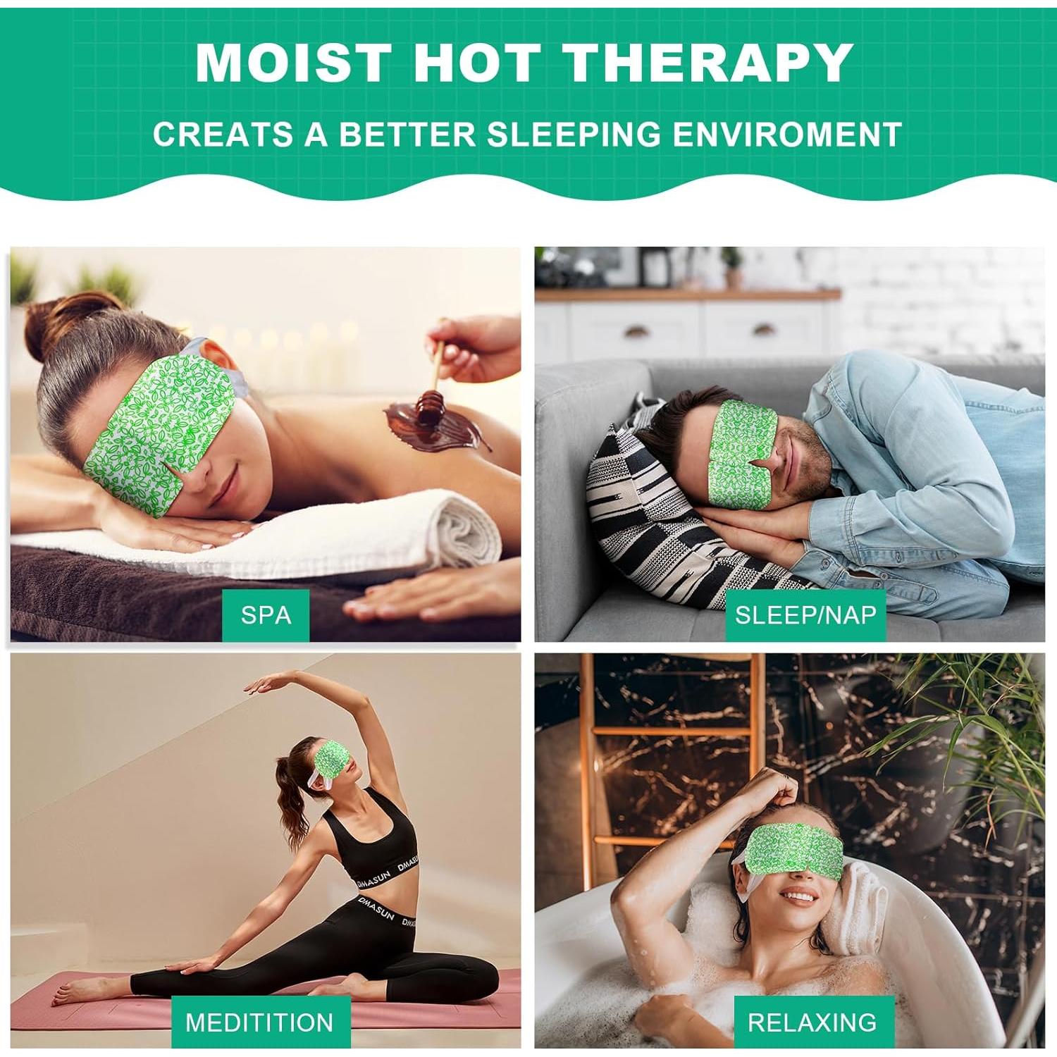 16 Máscaras de Ojos Calentadas ProCIV para Alivio Ocular