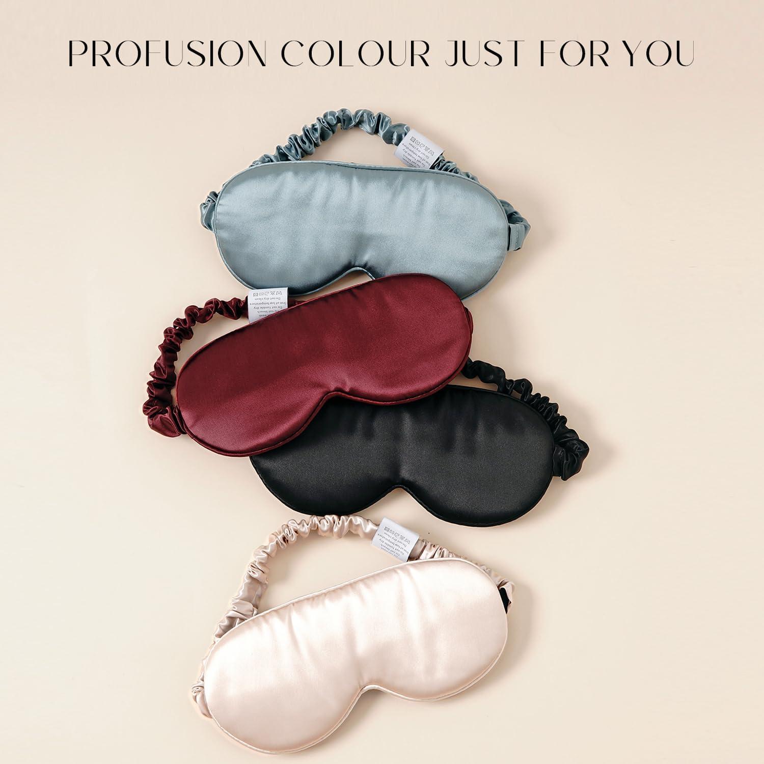 Máscara de Sueño de Seda 3D Esteer Oro Rosa 22 Momme