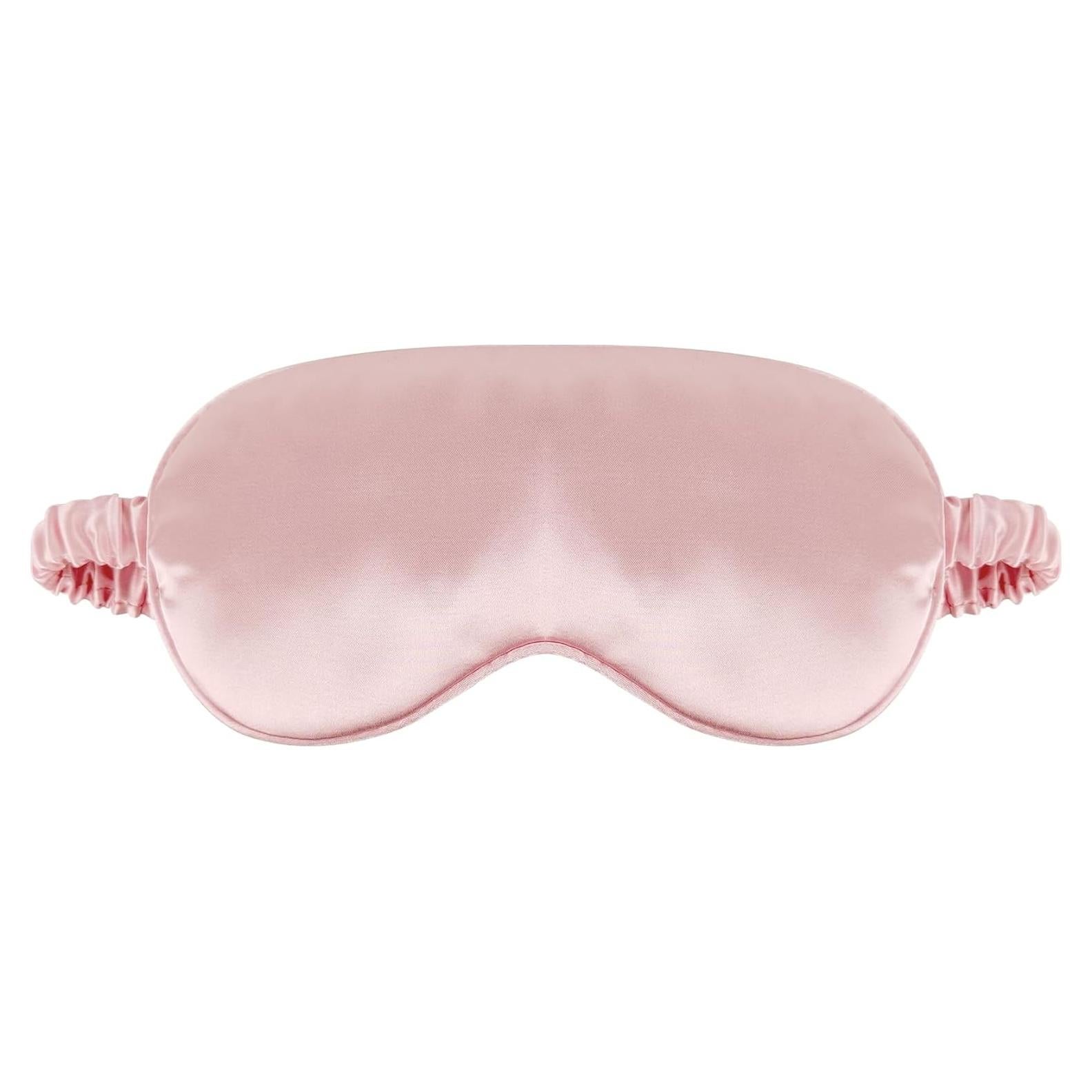 Máscara de Sueño de Seda QIANCAIWANG Rosa 21.5x9.5cm