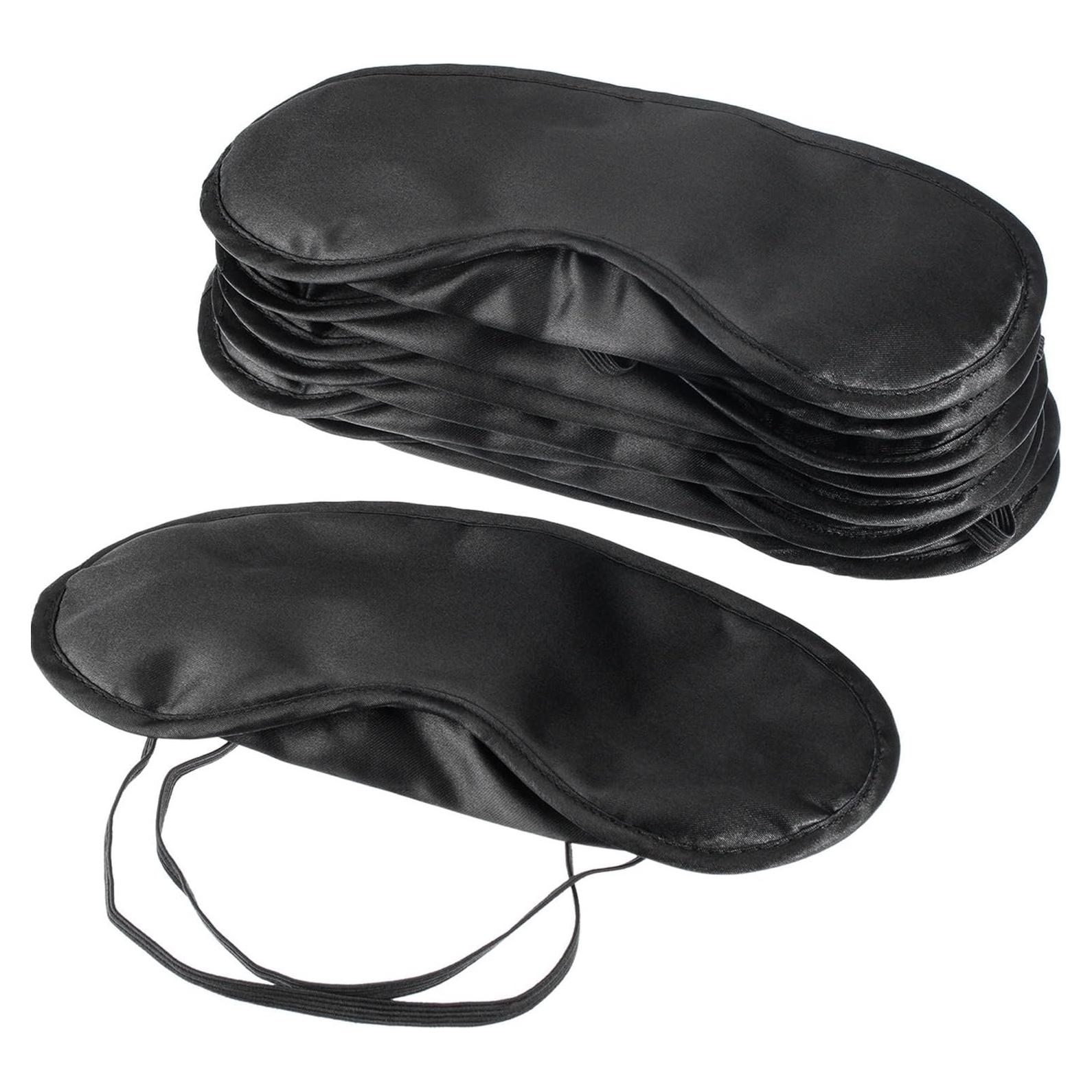 Mudder Máscara de Ojos para Dormir con Almohadilla Nasal - Paquete de 10