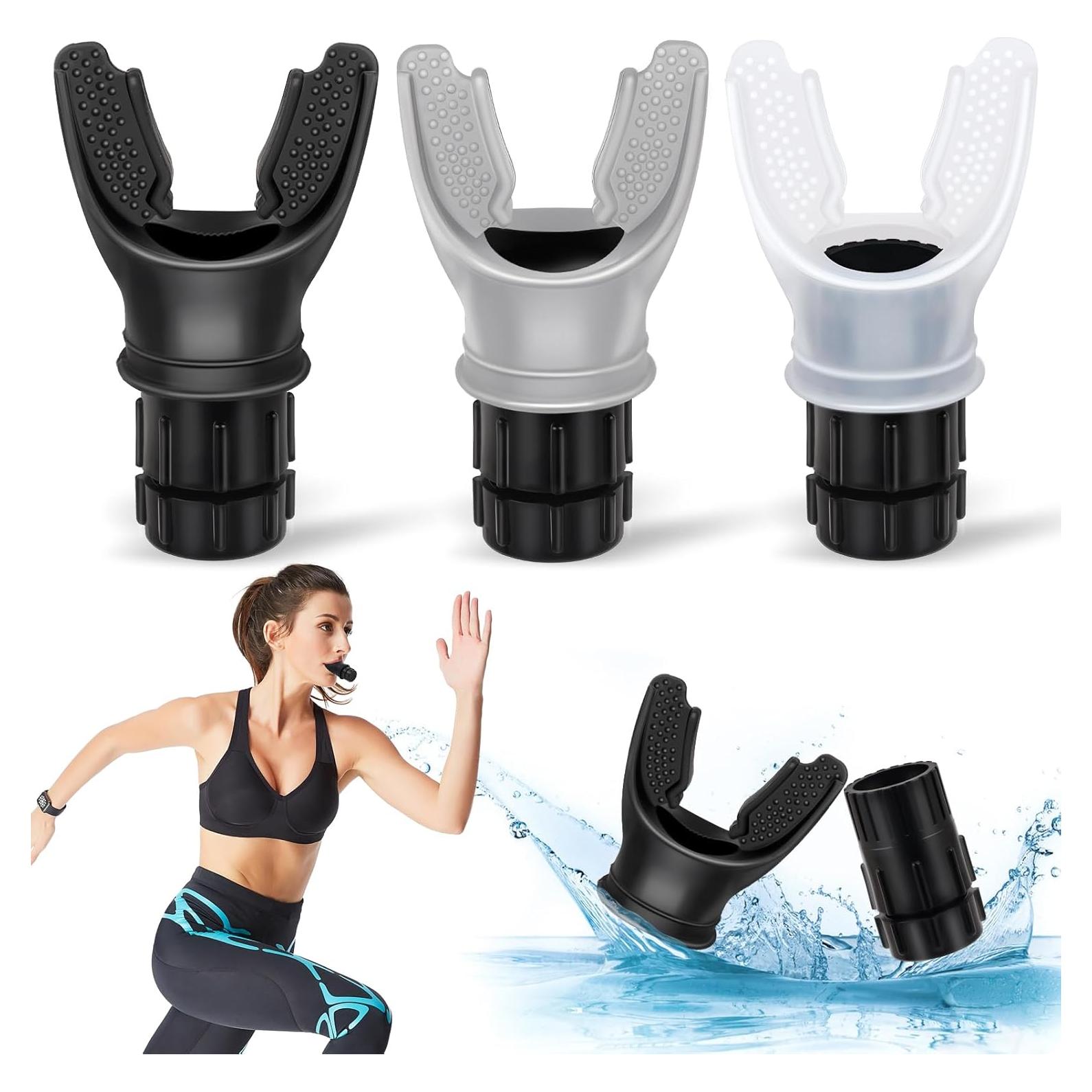 Entrenador de Respiración TEAWOO 3 PCS Ajustable Portátil