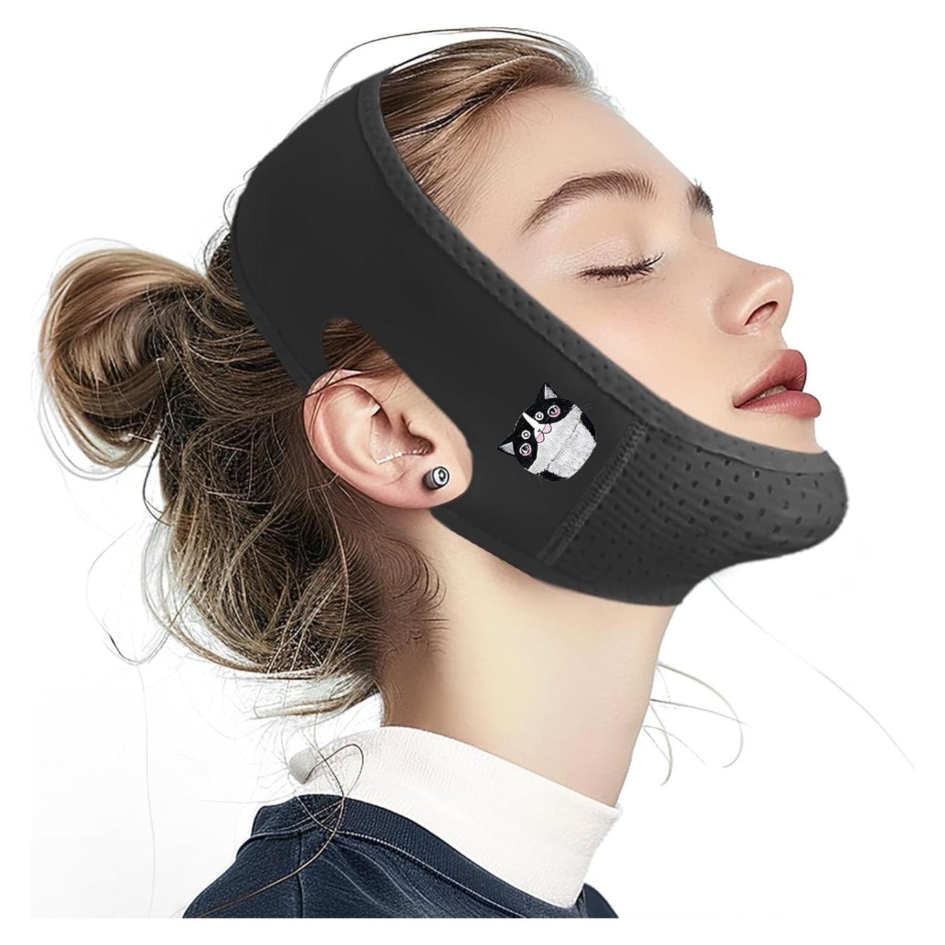 Correa Facial Reutilizable Yuibthr para Dormir - Elevación de Barbilla