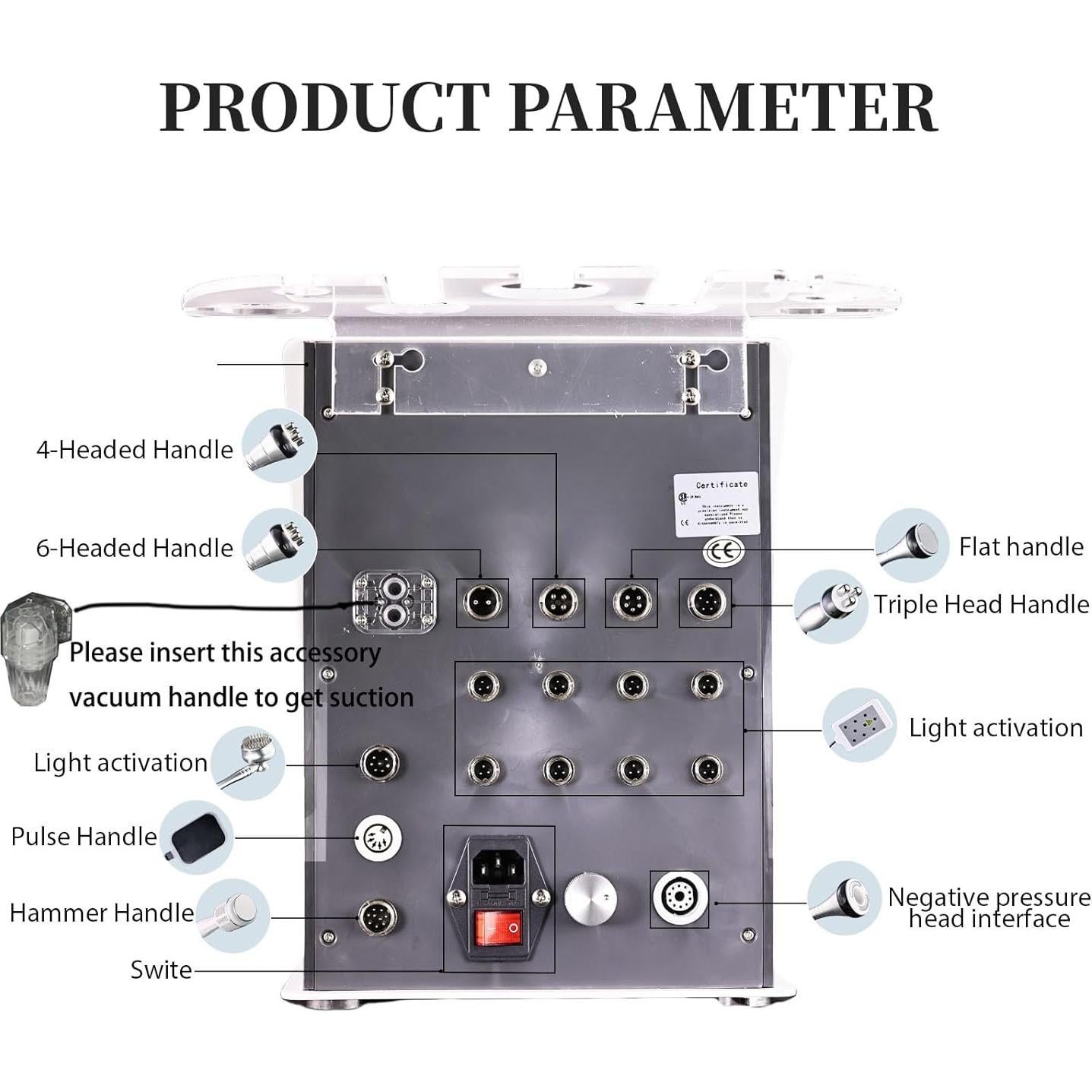 Dispositivo Facial y Corporal Amilibeauty 9-en-1 Multifuncional