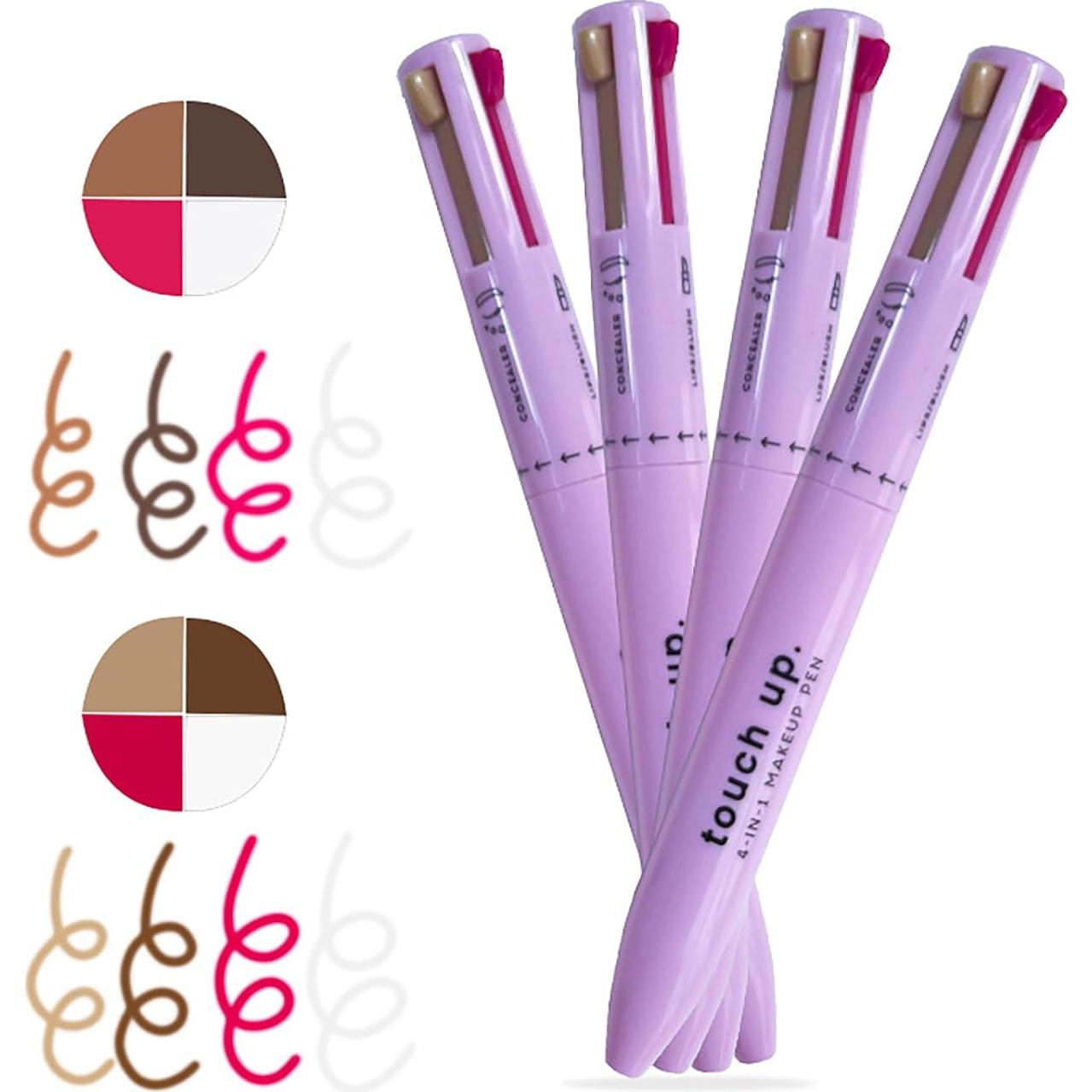 Lápiz de Maquillaje 4-en-1 Dynaeuty Impermeable Champán