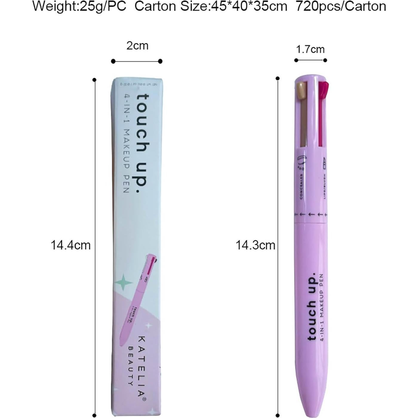 Lápiz de Maquillaje 4-en-1 Dynaeuty Impermeable Champán