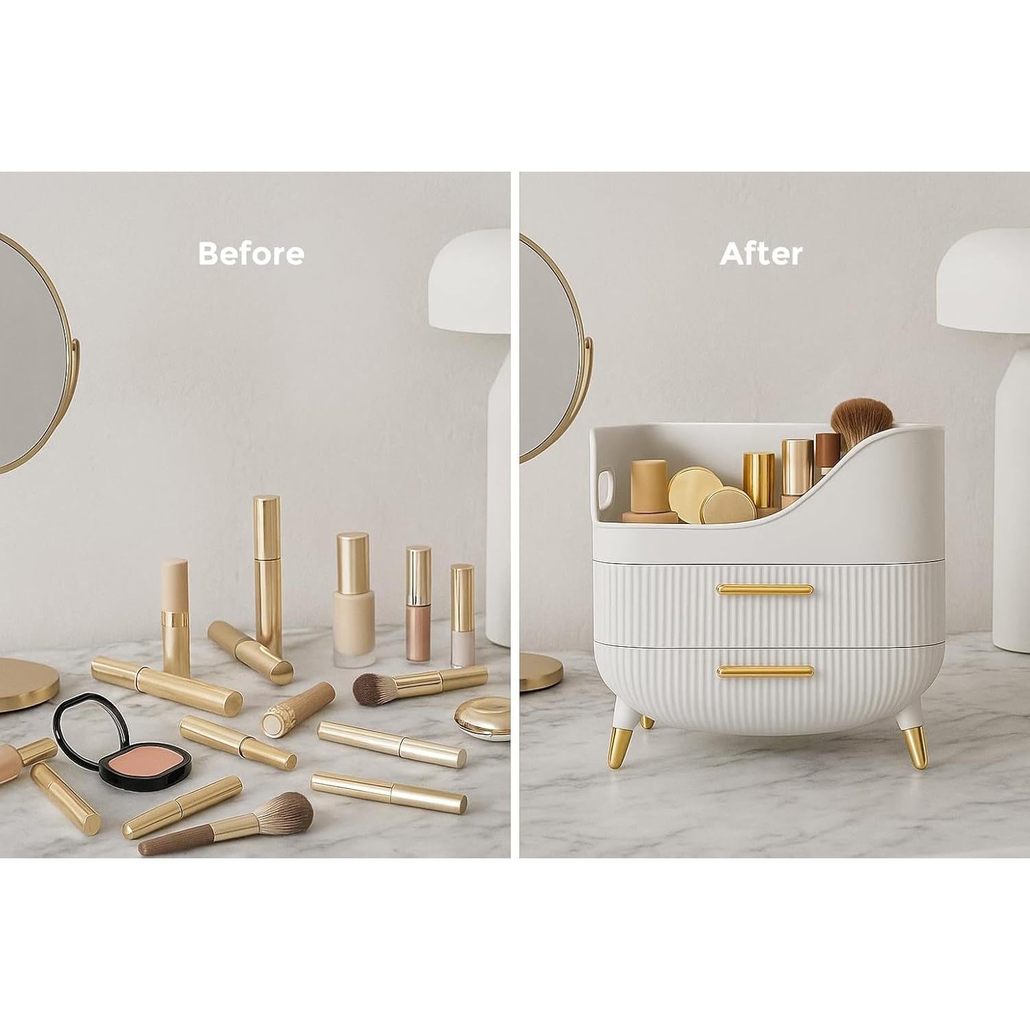 Organizador de Maquillaje Umadeus con Cajones - 26.92x18.54 cm