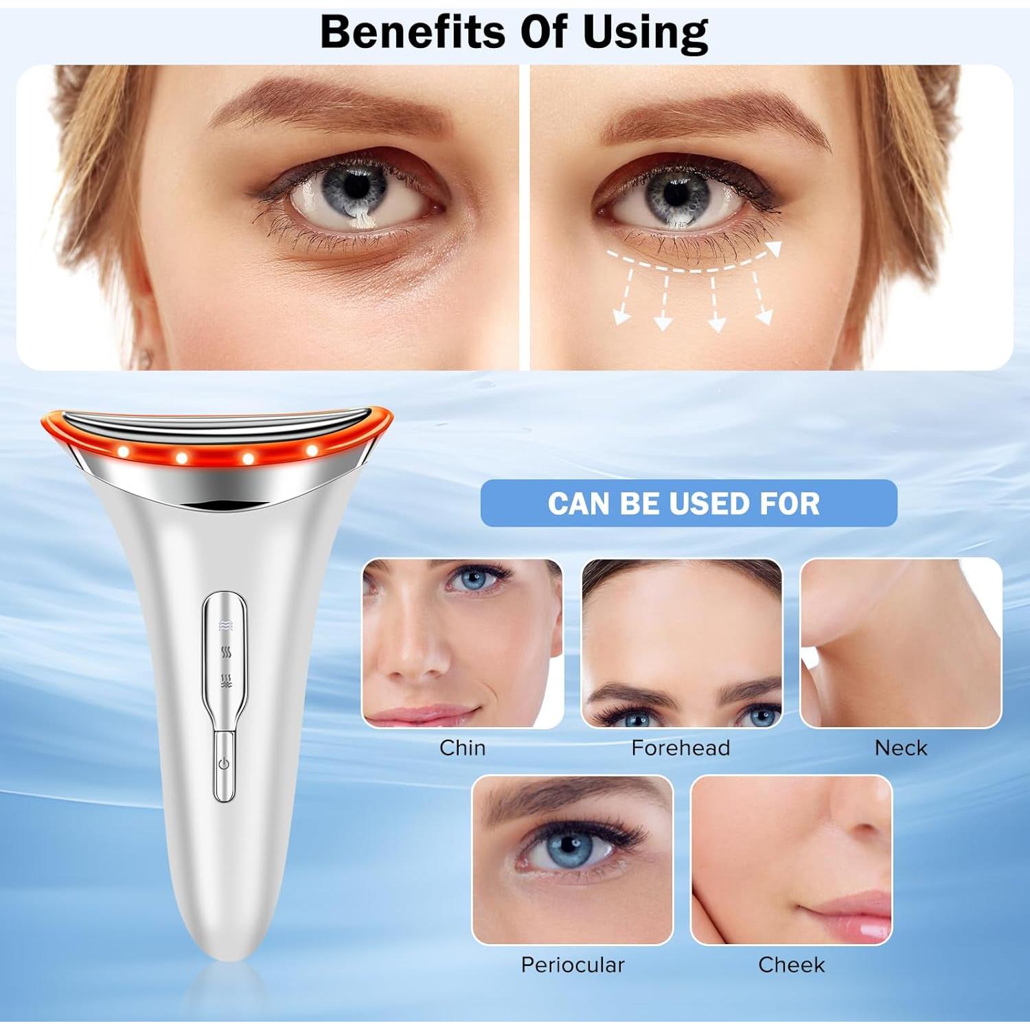 Cuidado Facial y del Cuello 7-en-1 SSGP Multifuncional Blanco