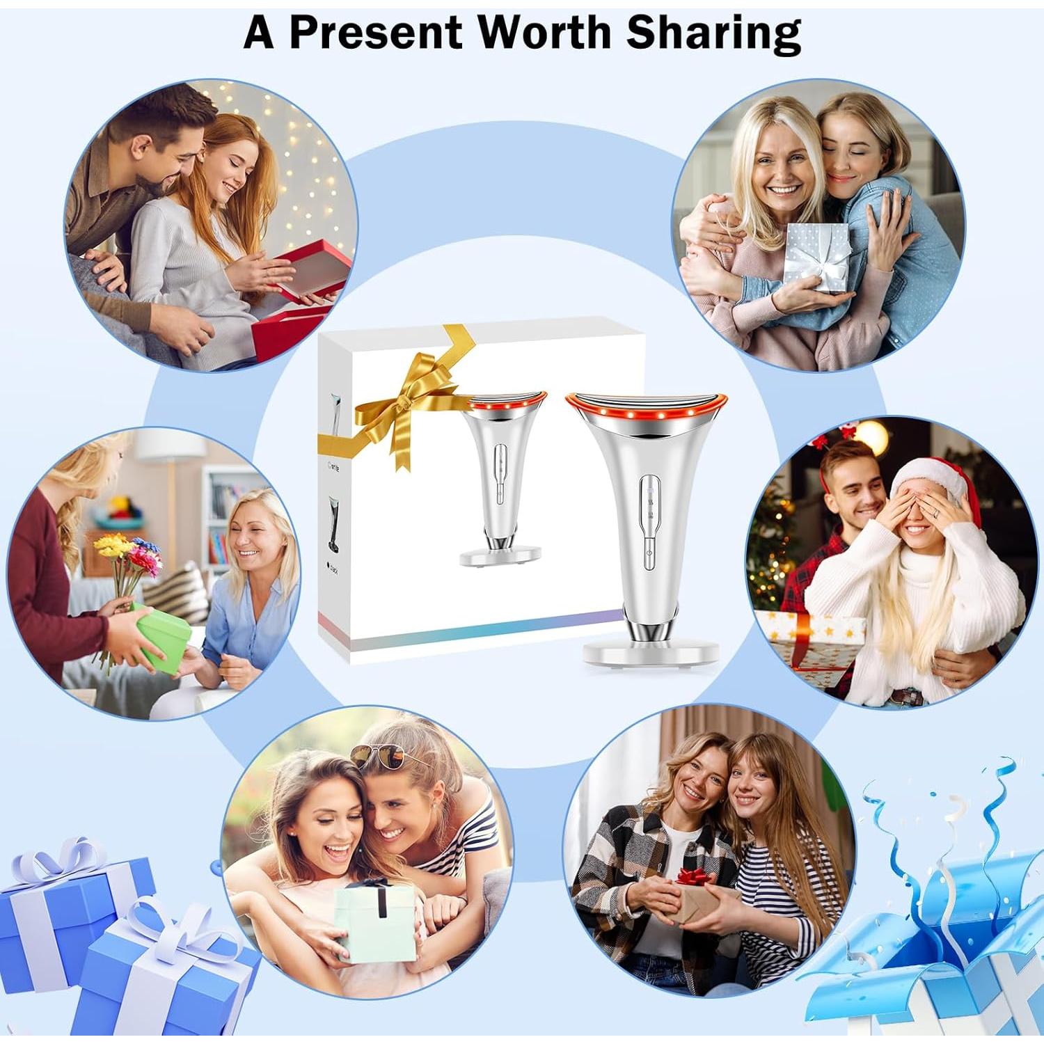 Cuidado Facial y del Cuello 7-en-1 SSGP Multifuncional Blanco