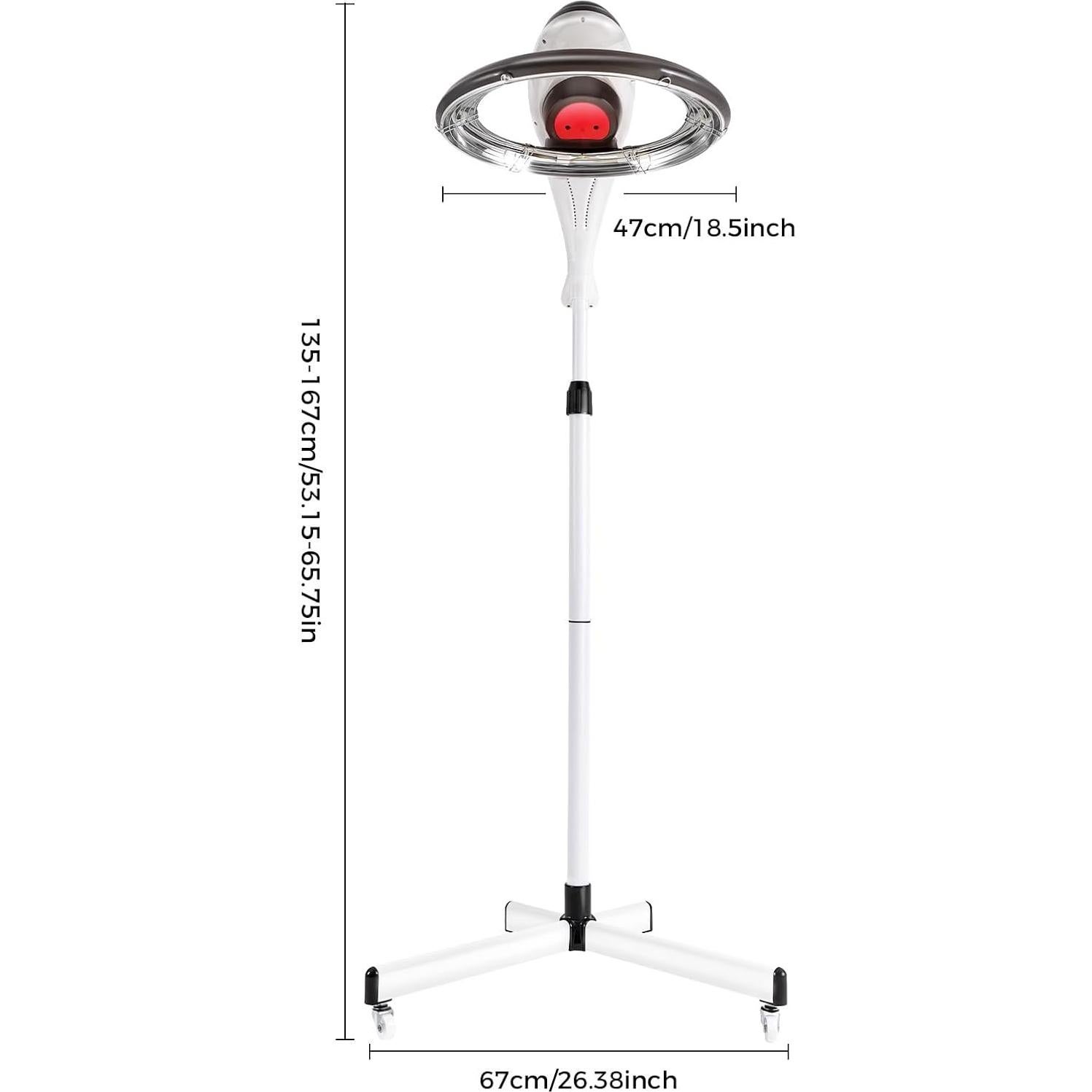 Secador de Pelo de Pie Infrarrojo LENGBULIN 950W Ajustable