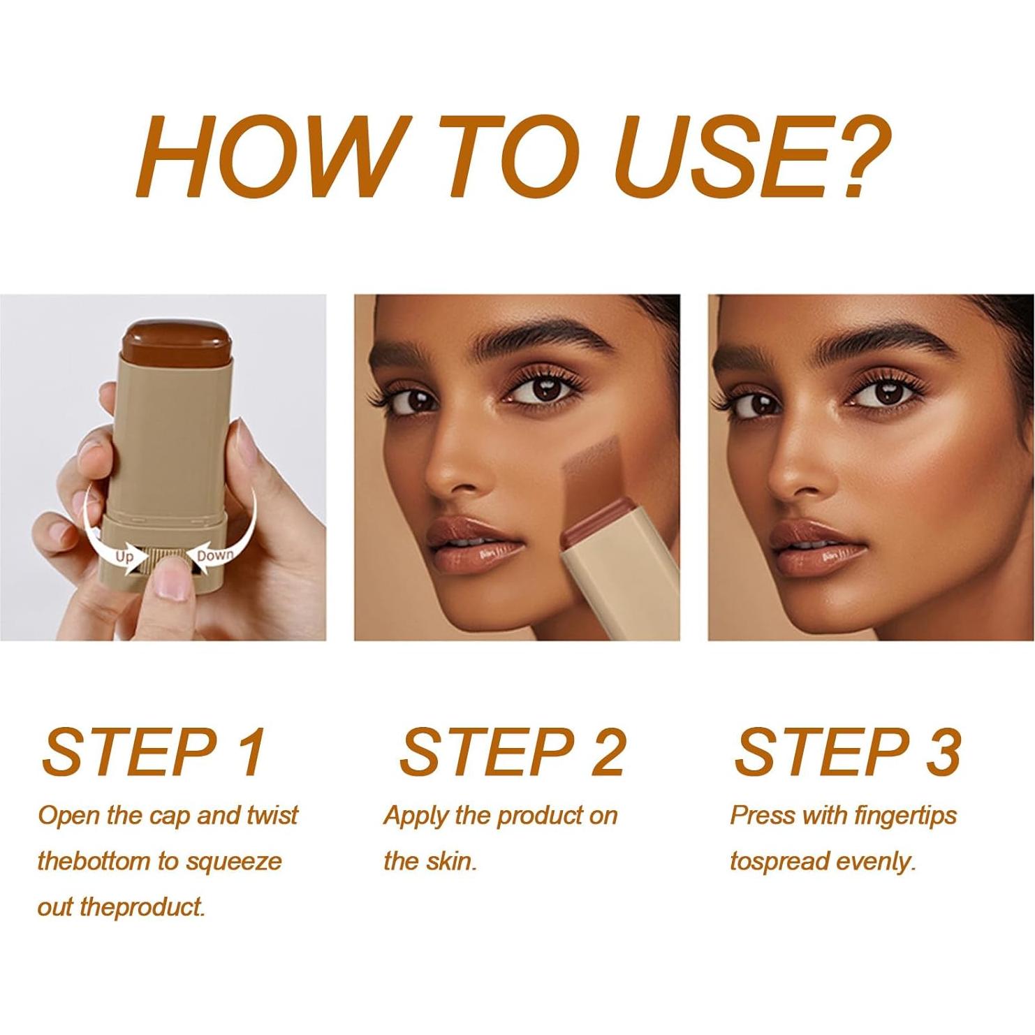 Stick de Tinte Hidratante Flanoid 50g - Cobertura Media a Completa