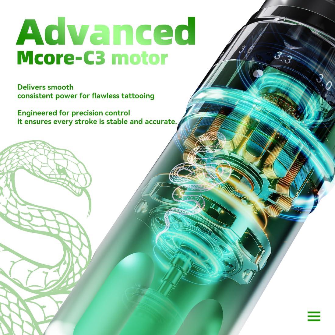 Máquina de Tatuaje Mast Tattoo Gun Pen Sin Cable 3000mAh