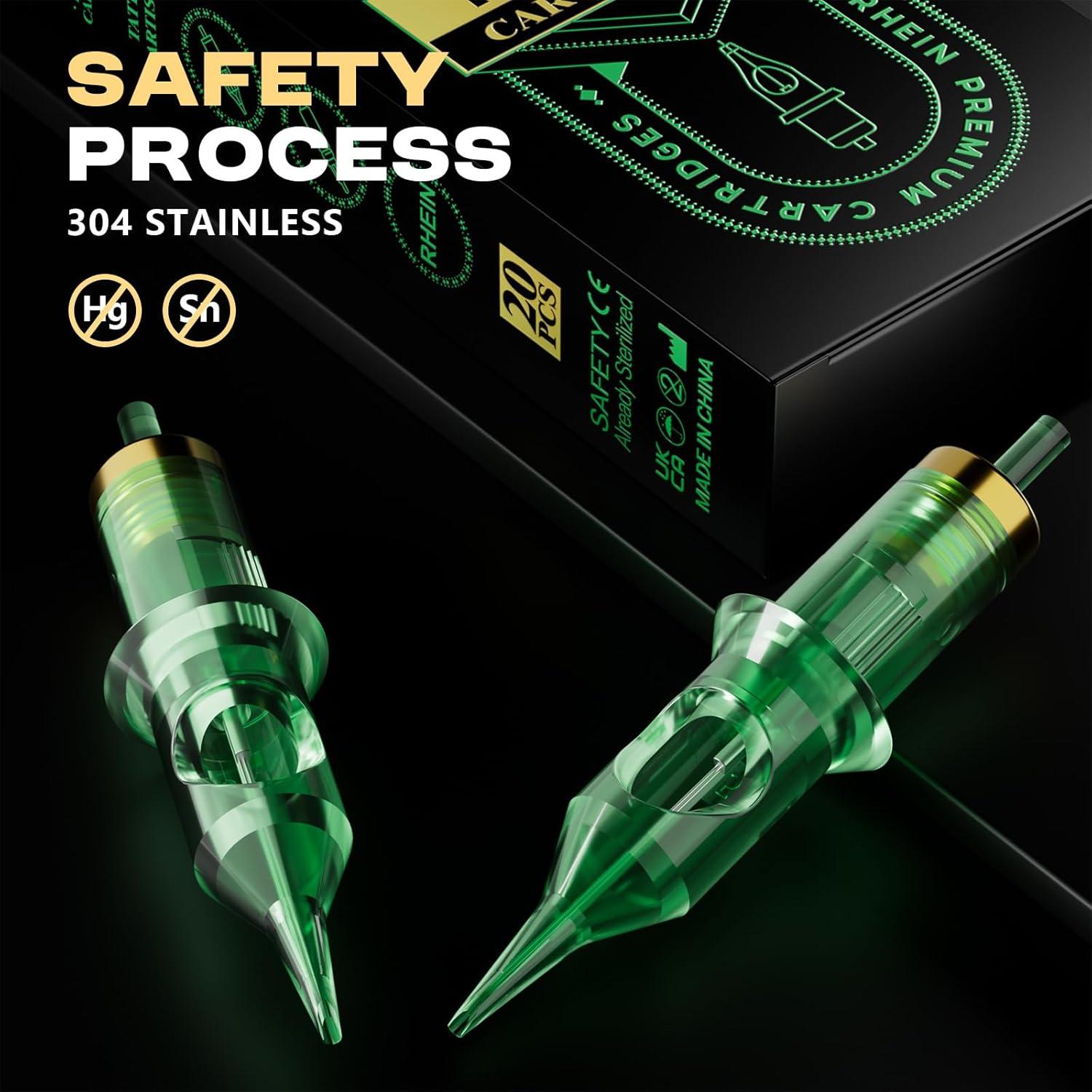 Kit de Tatuaje Inalámbrico RHEIN con 1 Batería y 20 Agujas