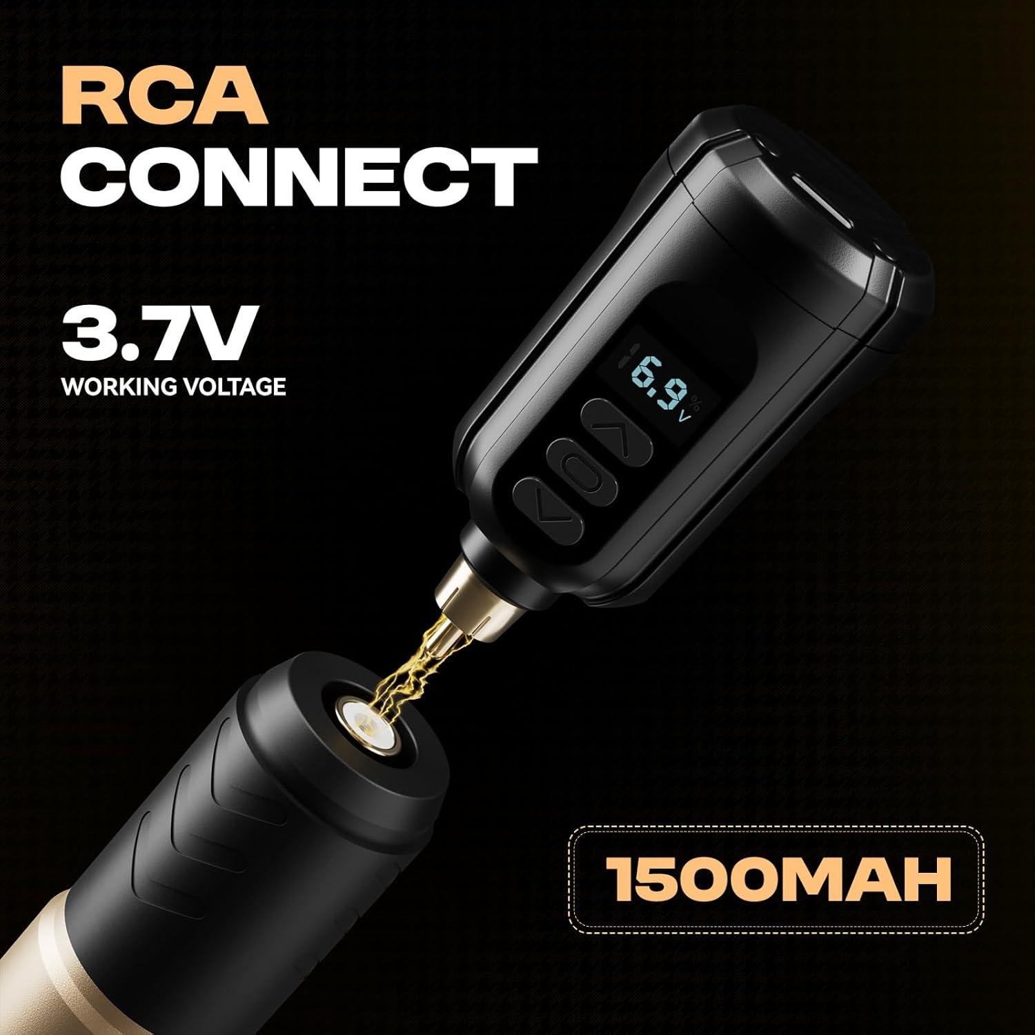 Kit de Tatuaje Inalámbrico RHEIN con 1 Batería y 20 Agujas