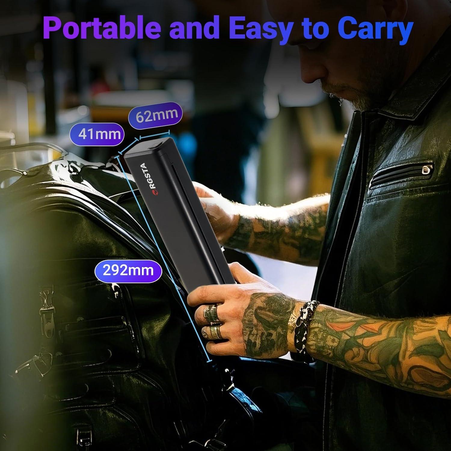 Impresora de Plantillas de Tatuaje Inalámbrica ORGSTA S008