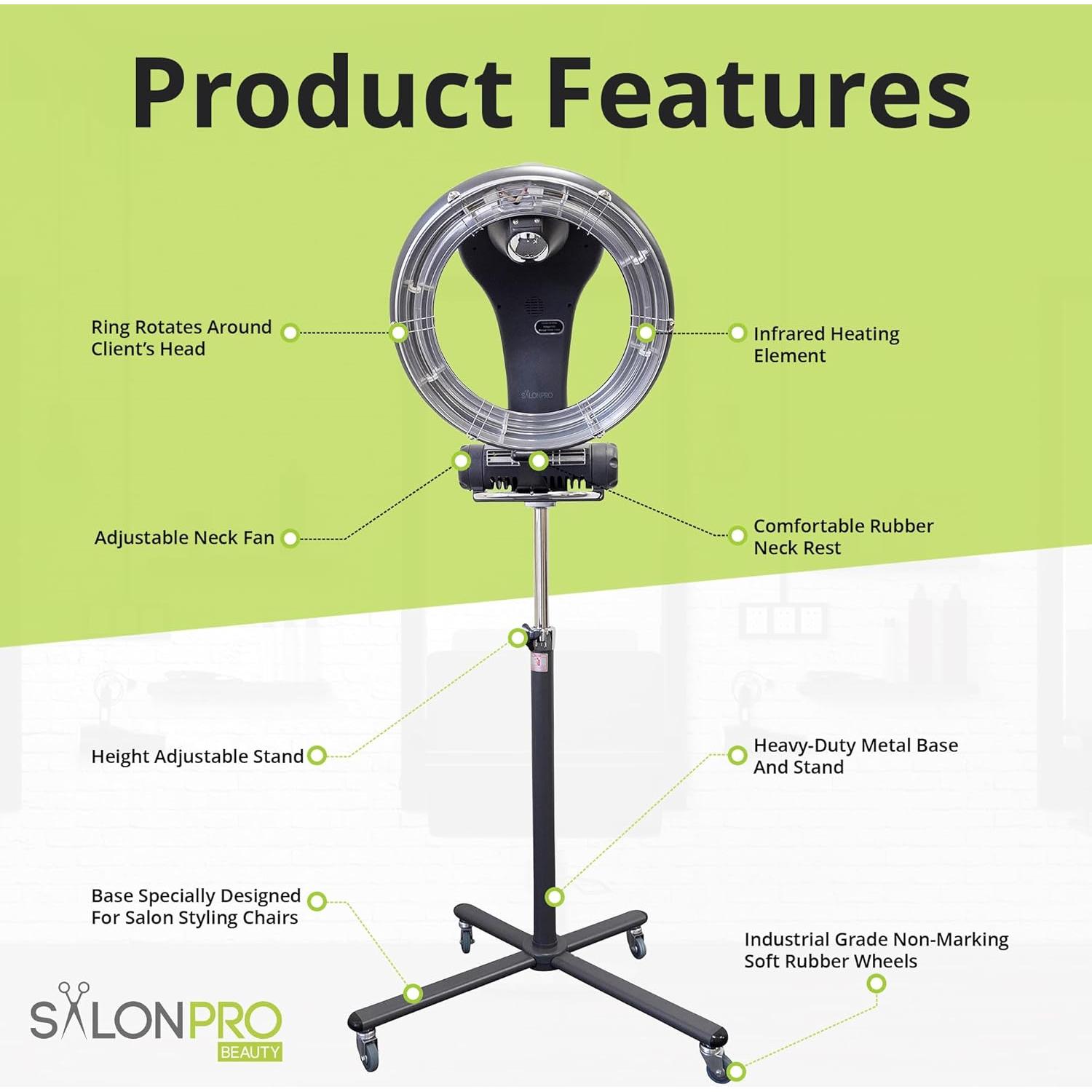 Procesador de Color de Cabello Infrarrojo SalonPro Blanco