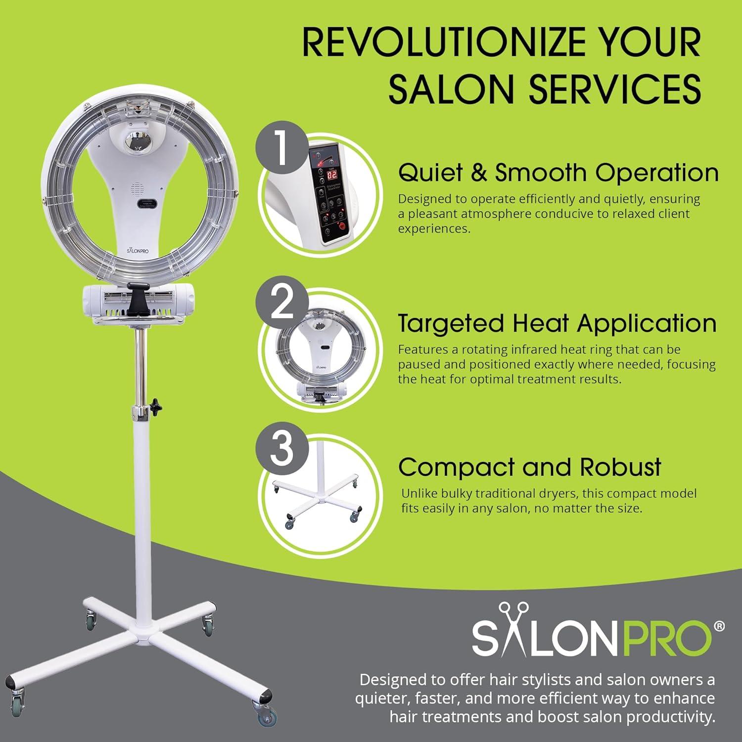 Procesador de Color de Cabello Infrarrojo SalonPro Blanco