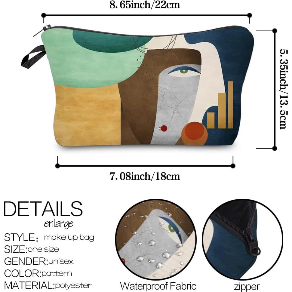 Bolsa de Maquillaje Multifuncional Deanfun 3 Piezas 3D