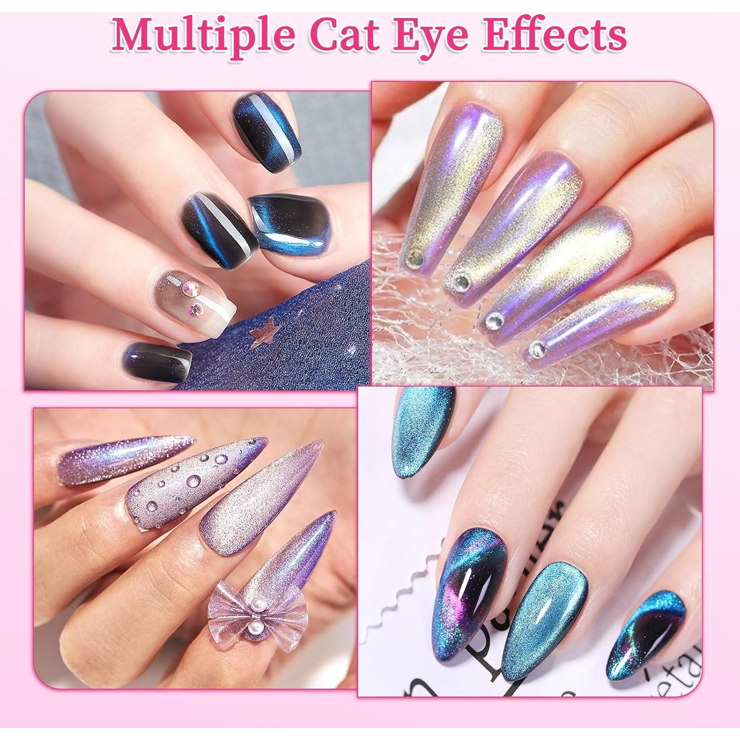 Imán de Uñas Multifuncional BQAN Rosa 6 en 1 para Esmalte de Gel