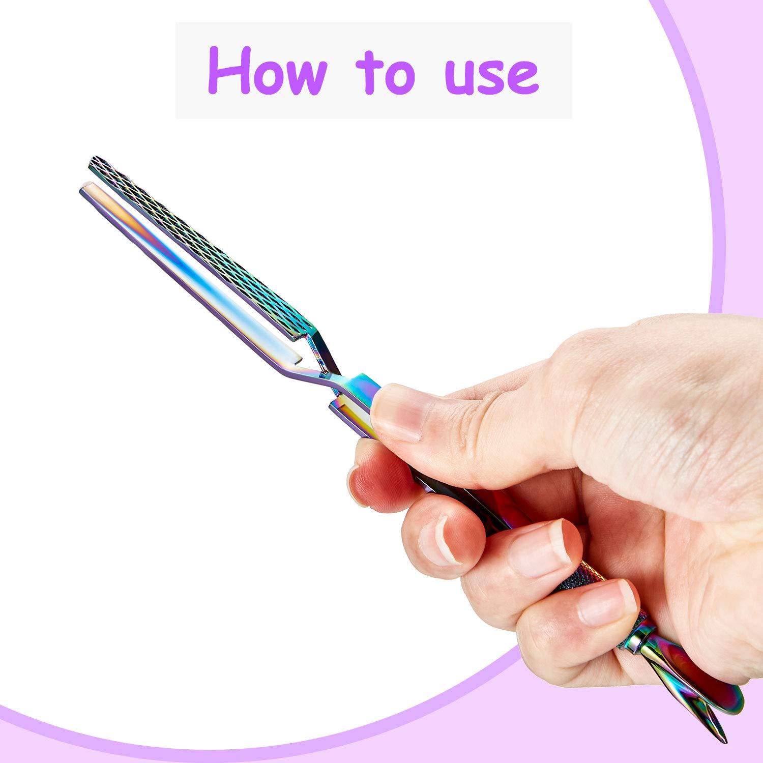 Herramienta de Pinzado de Uñas Blulu 2 Piezas Acero Inoxidable