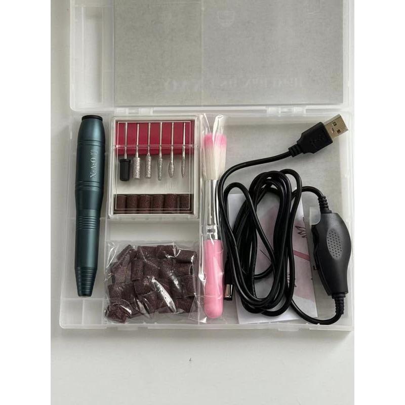 Taladro de Uñas Eléctrico OVX 20000RPM Portátil Gris