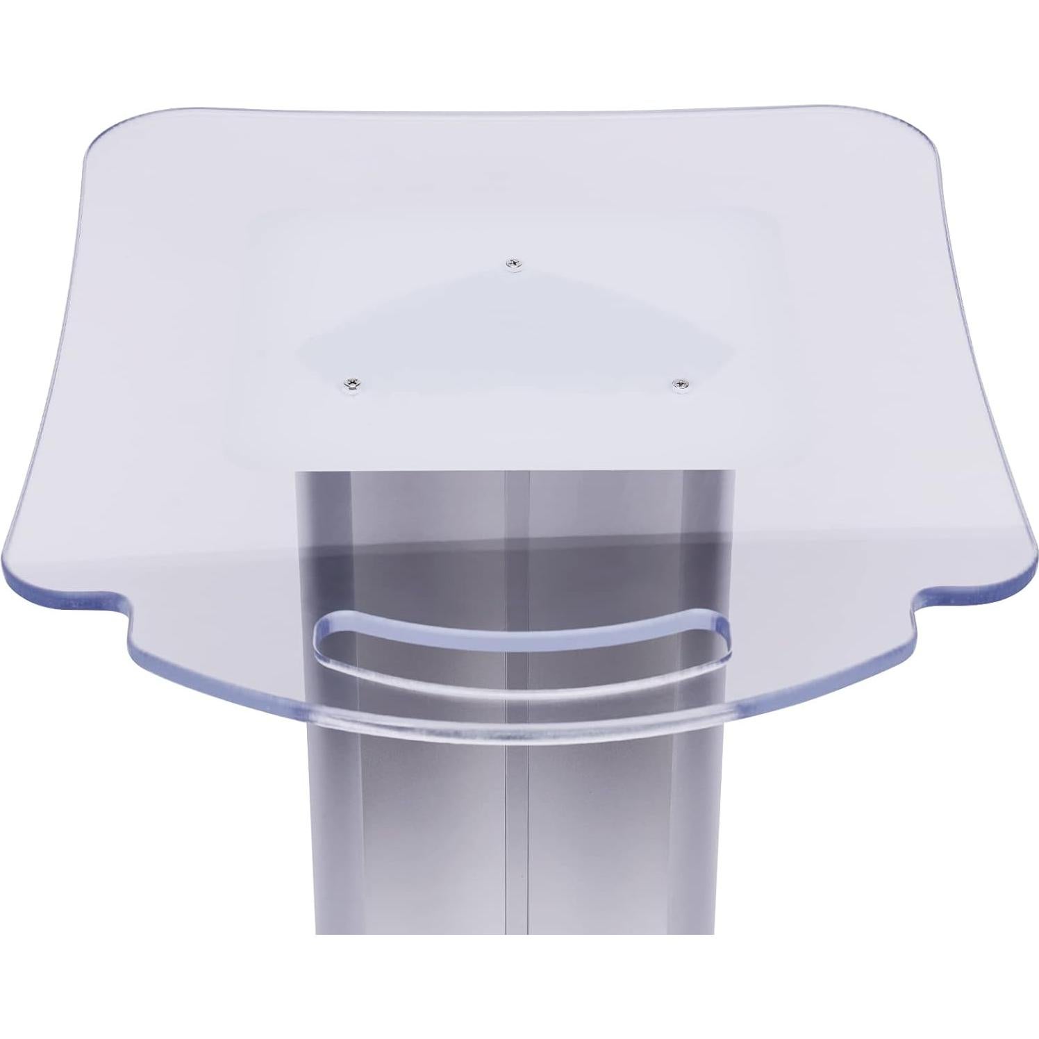 Carro de salón TFCFL acrílico azul 15kg 4 ruedas giratorias