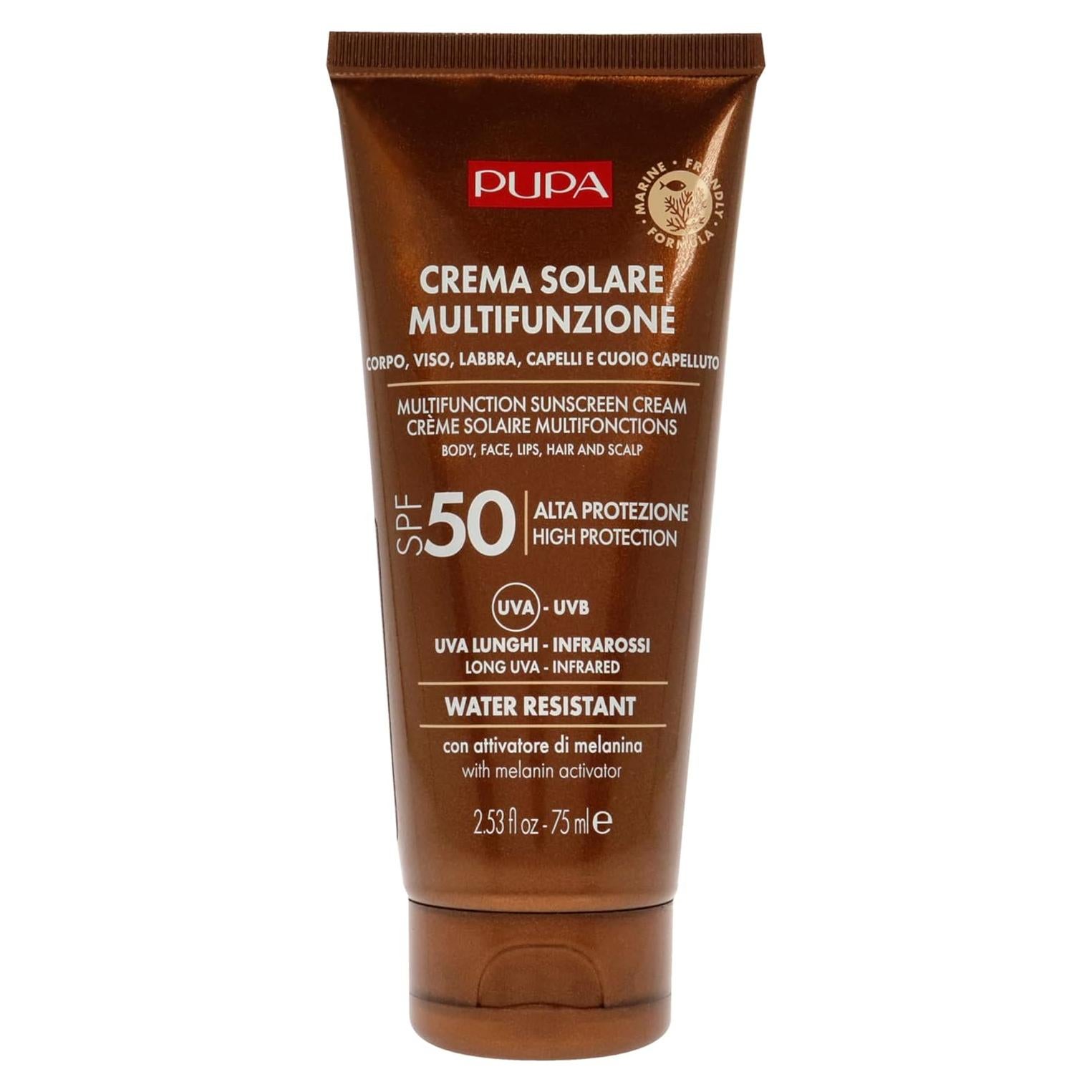 Crema Solar Multifuncional Pupa Milano SPF 50 71.5 g