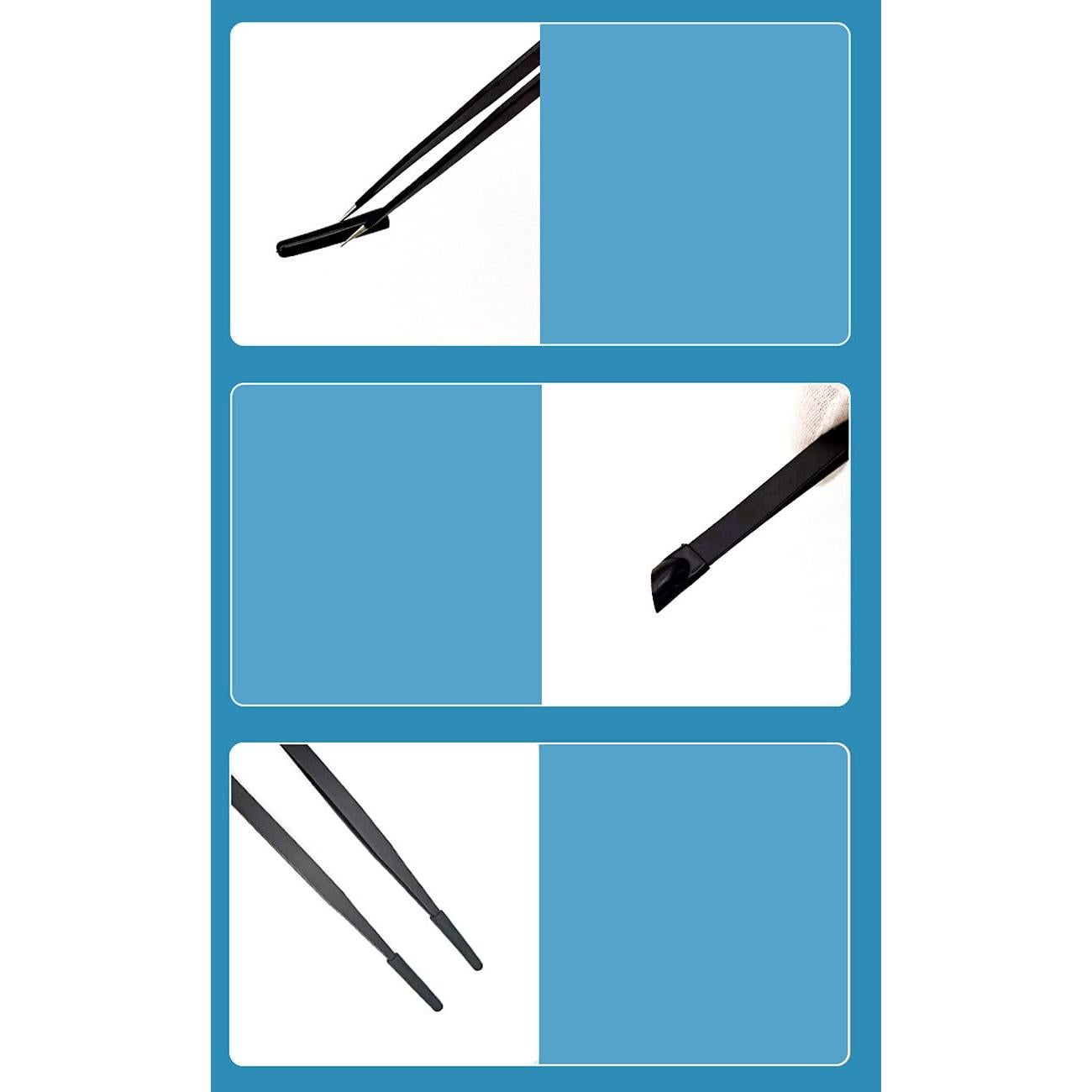 Pinzas de Manicura WOIWO 2 Pcs Doble Extremo 15 cm