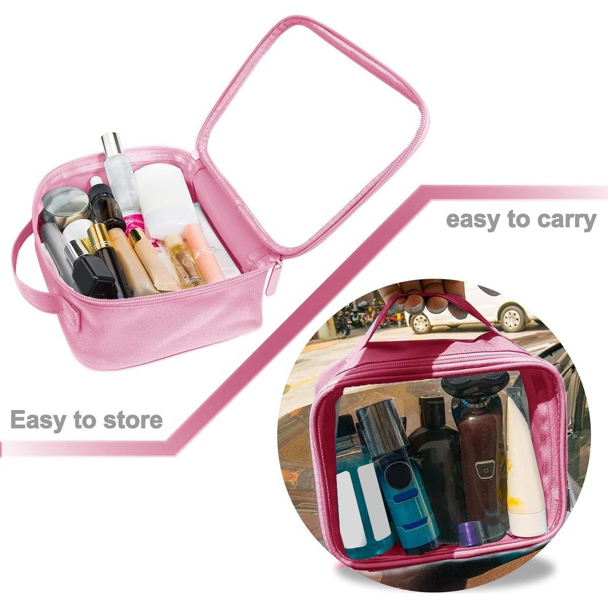 Bolsa de Aseo Transparente ANRUI Aprobada por TSA 21x7.6x16.5 cm