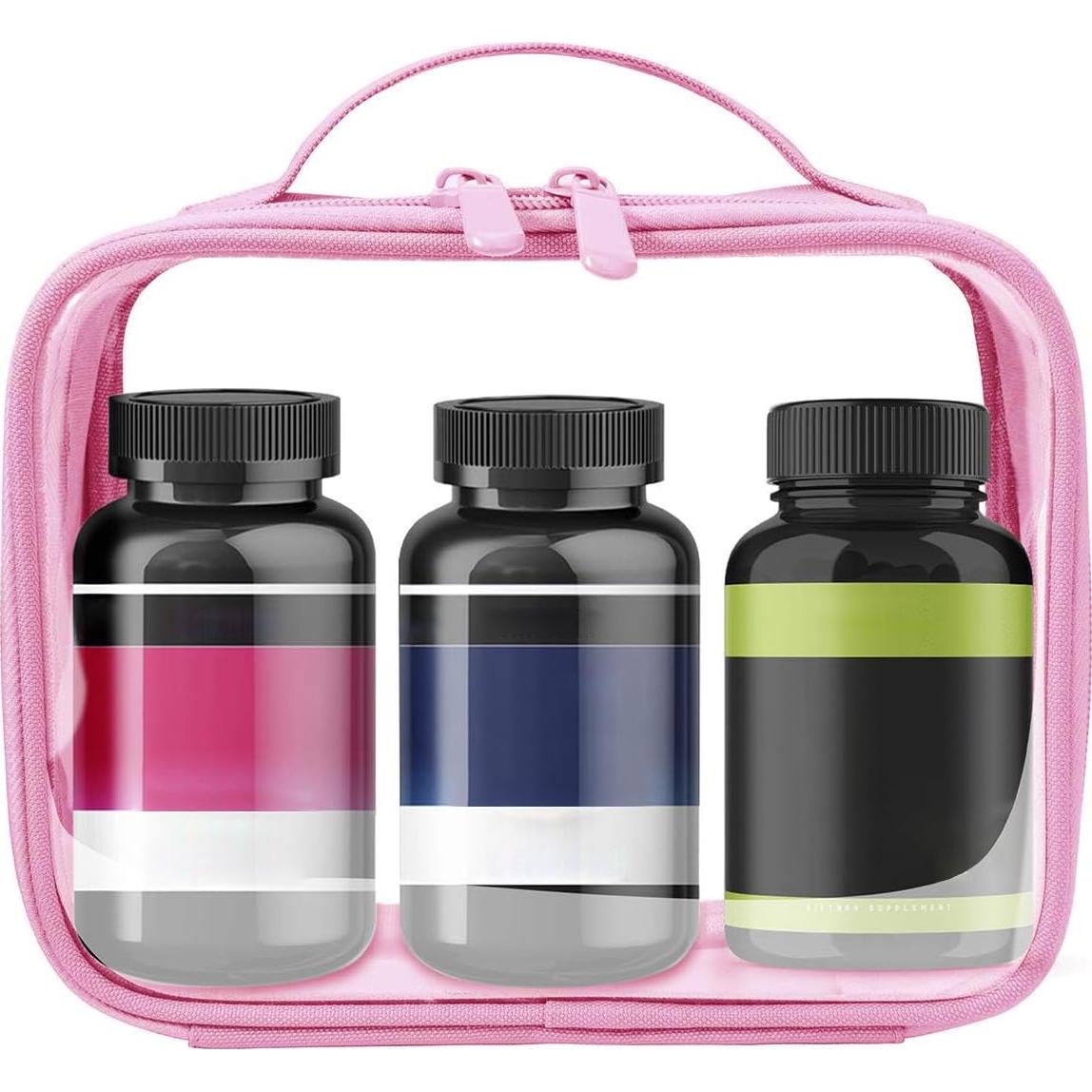 Bolsa de Aseo Transparente ANRUI Aprobada por TSA 21x7.6x16.5 cm