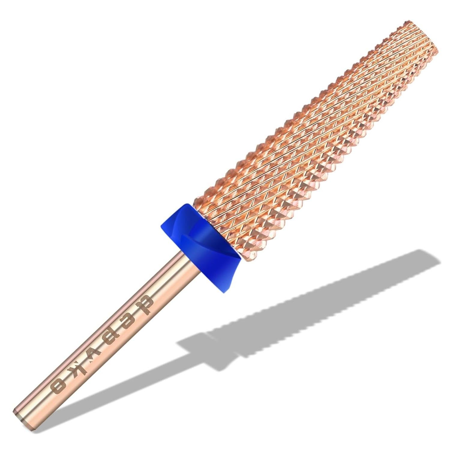 Broca de Taladro para Uñas 5 en 1 Depvko Oro Rosa 2.35mm