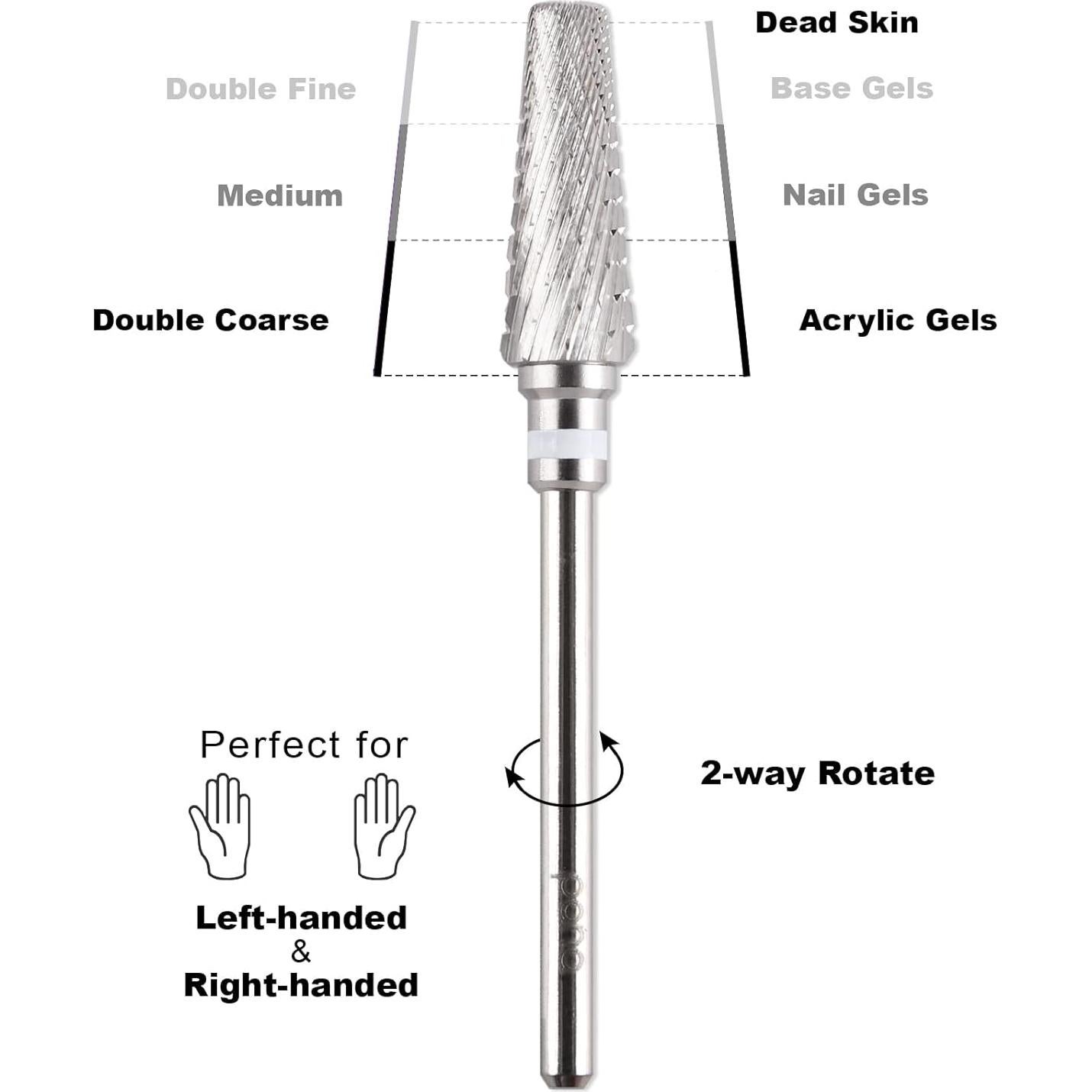 Broca Multifuncional 5-en-1 Beauticom Pro Mejorado Plata