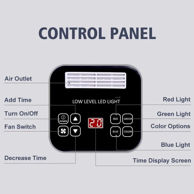 Máquina de Cuidado de Piel LED 7 Colores Jiumei Spa Casa