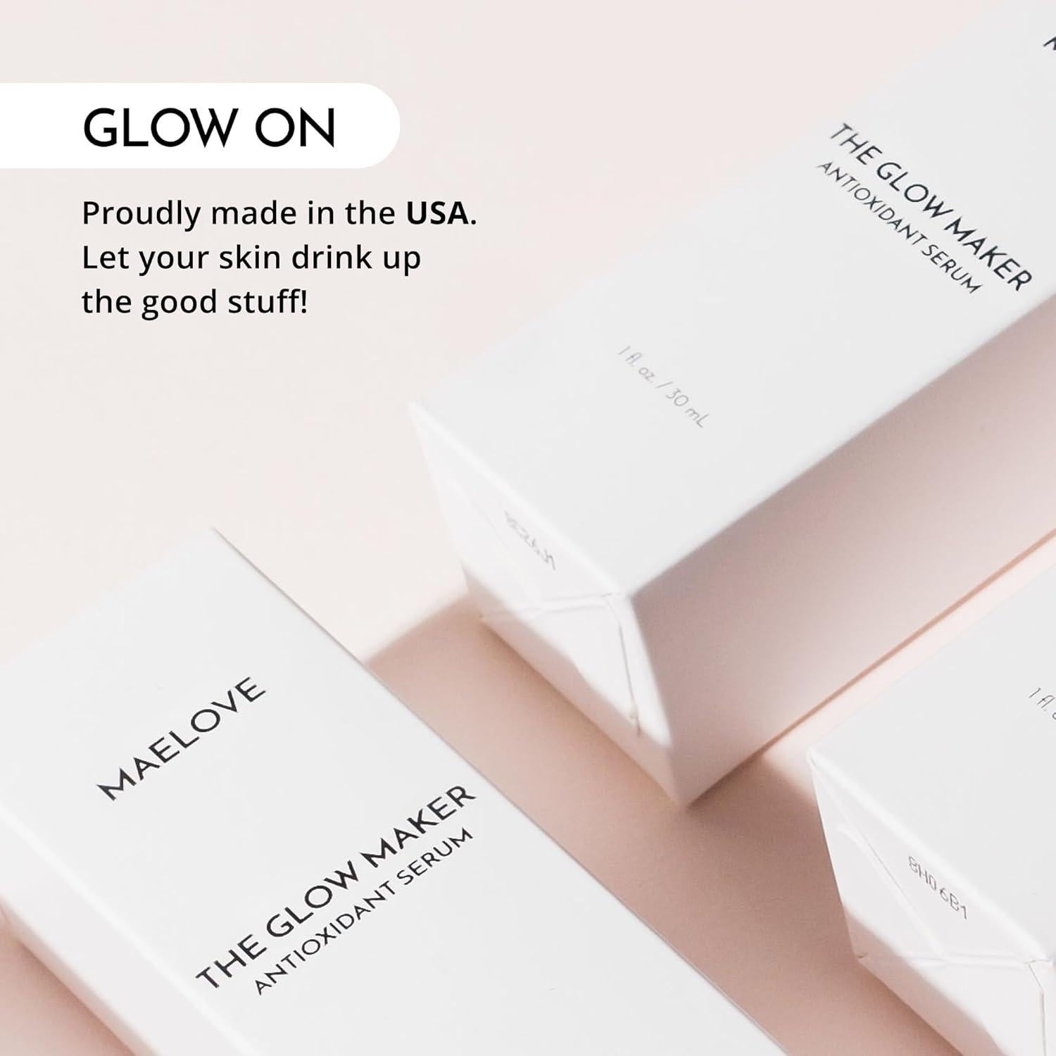 Suero Facial Hidratante MAELOVE Glow Maker 29.57 ml
